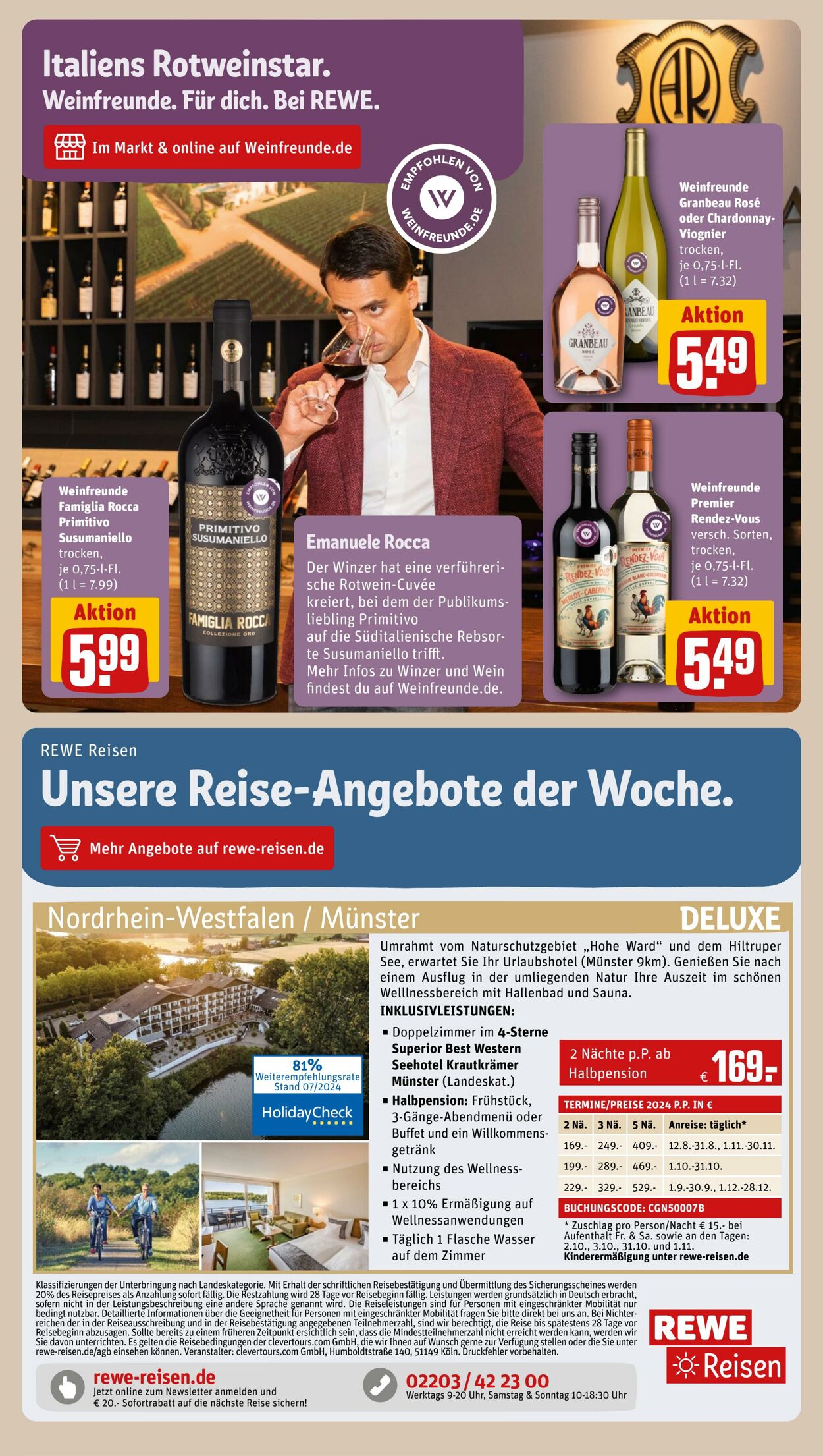 Prospekt Rewe 05.08.2024 - 10.08.2024