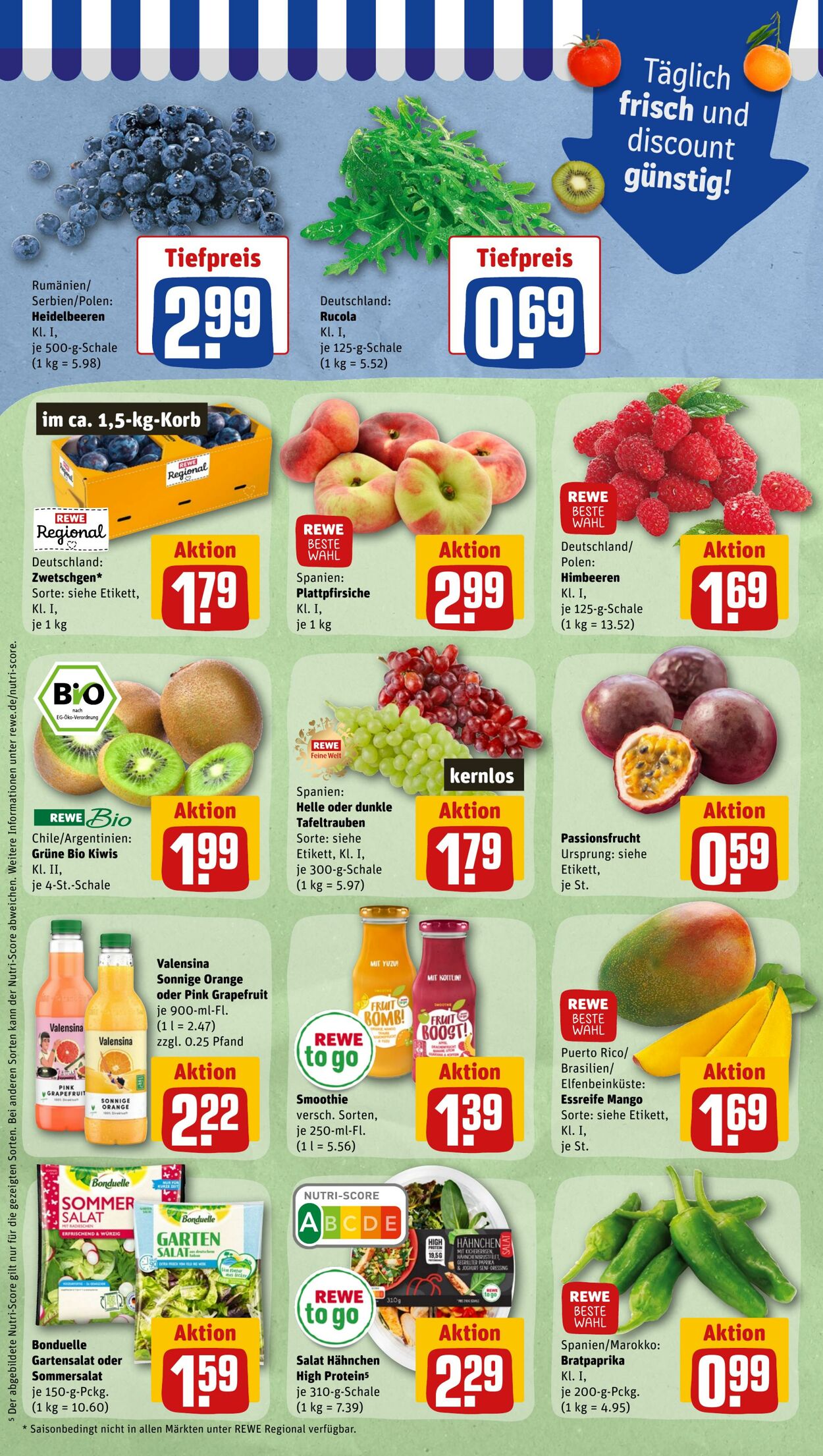 Prospekt Rewe 15.08.2022 - 20.08.2022