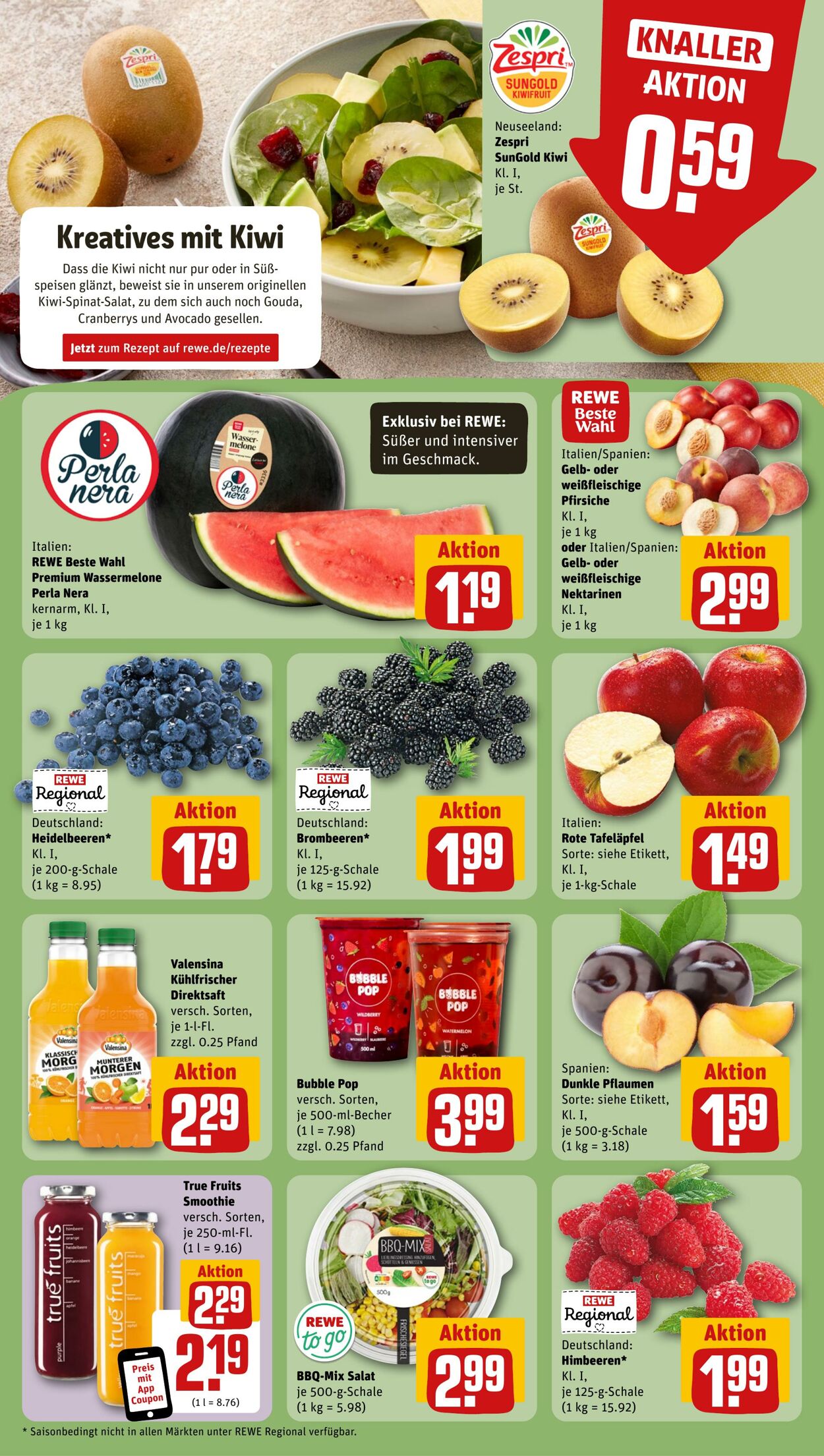 Prospekt Rewe 15.07.2024 - 20.07.2024