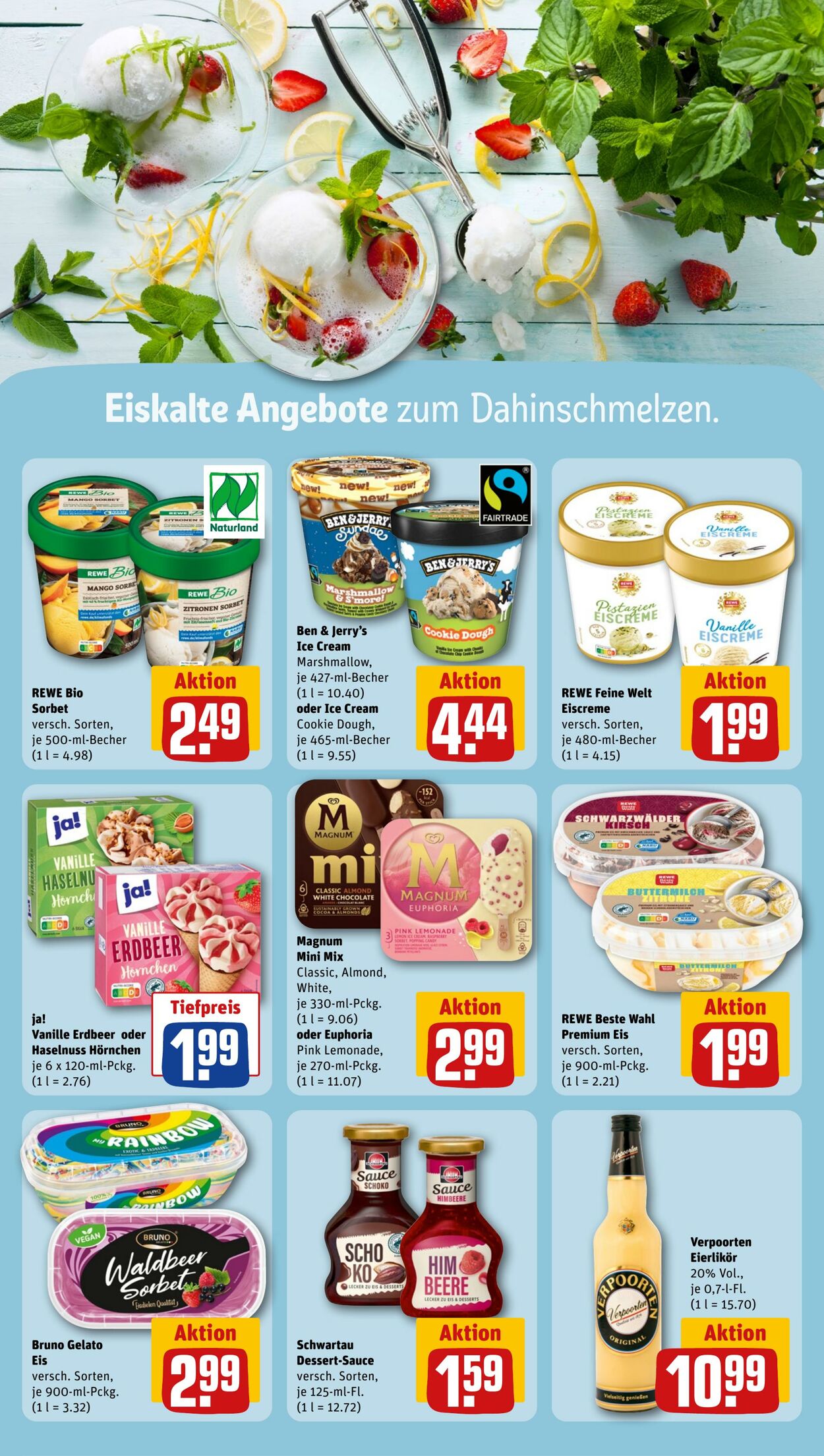 Prospekt Rewe 15.07.2024 - 20.07.2024