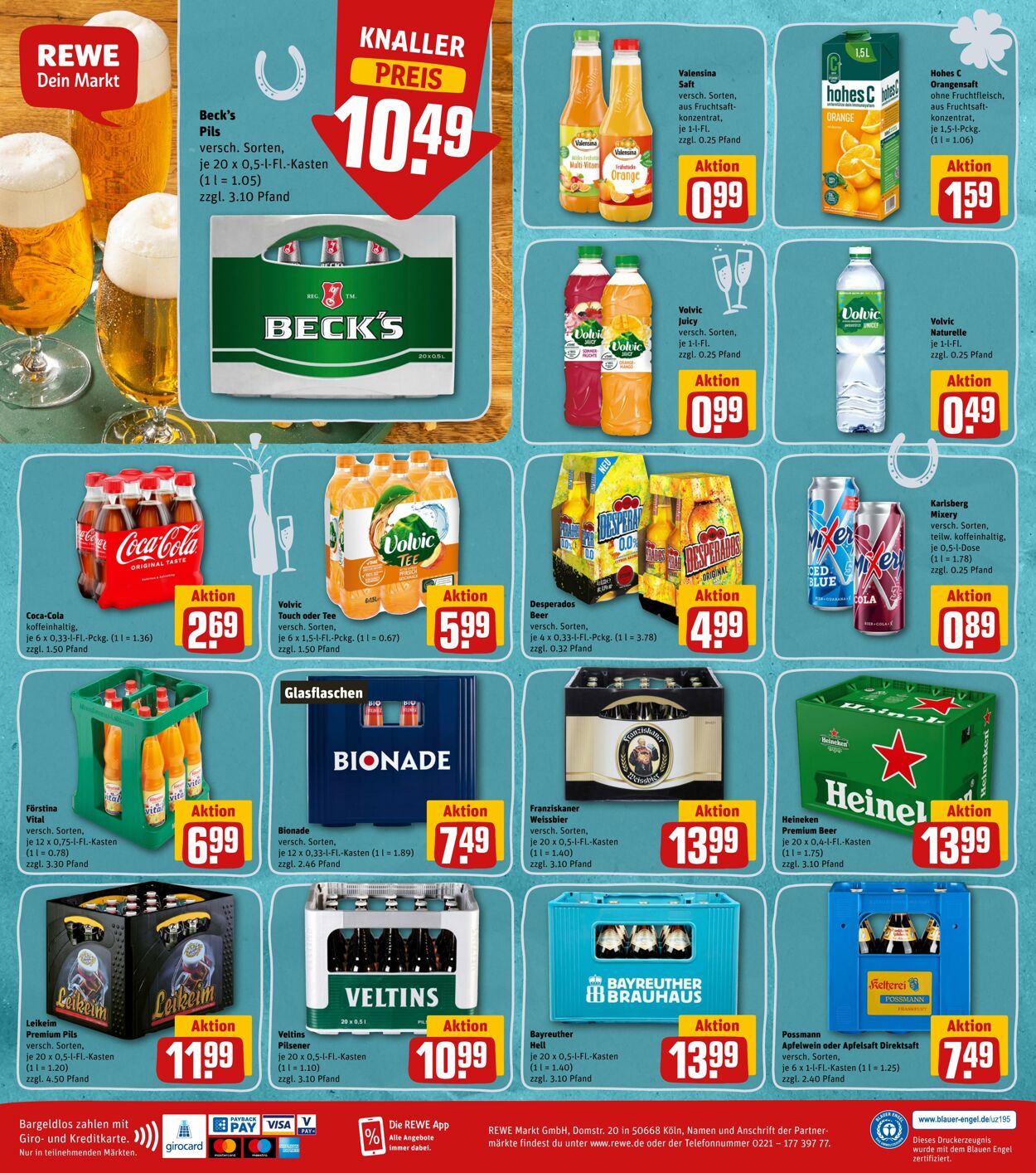 Prospekt Rewe 27.12.2022 - 31.12.2022