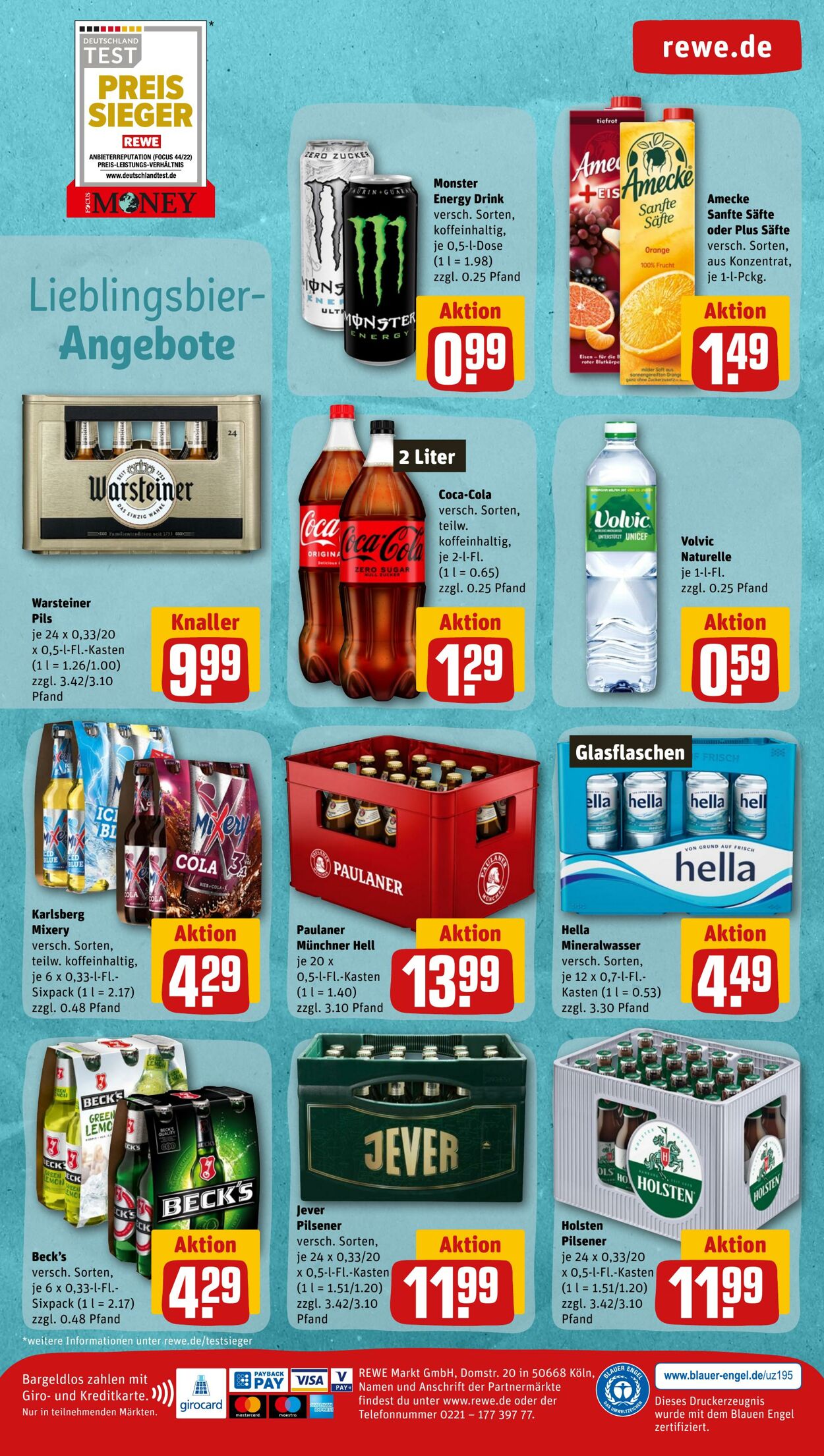 Prospekt Rewe 10.04.2023 - 15.04.2023