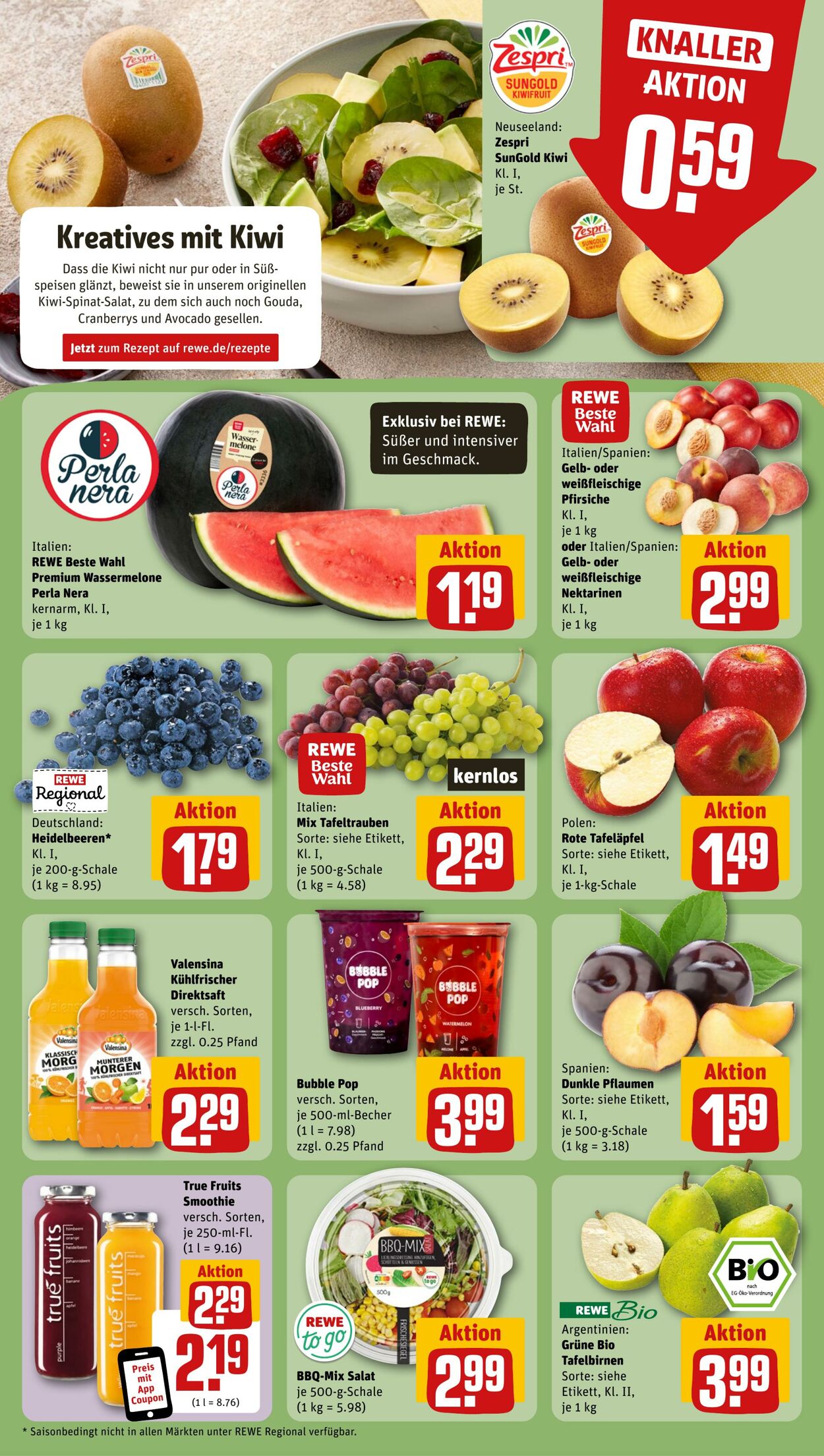 Prospekt Rewe 15.07.2024 - 20.07.2024