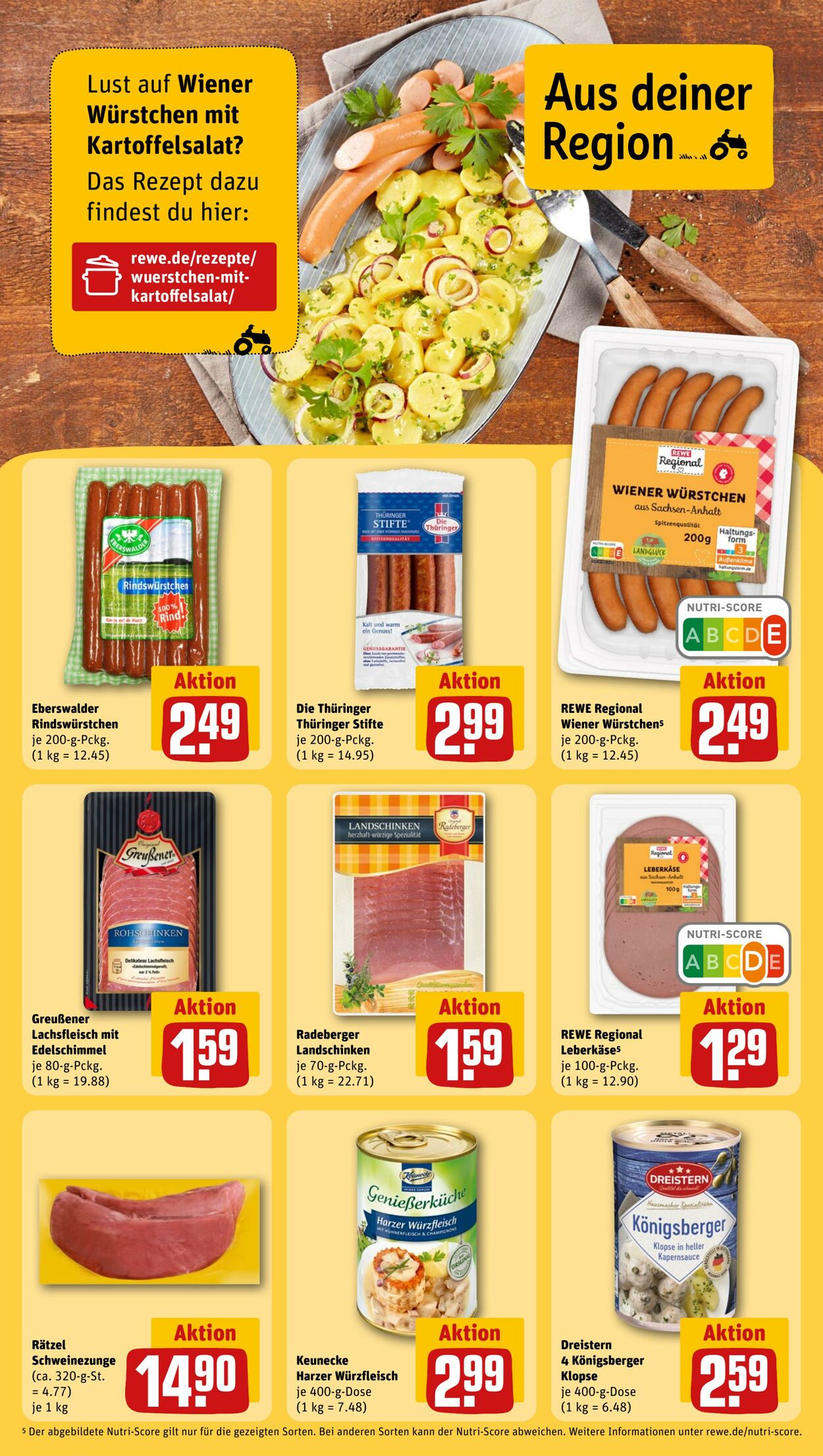 Prospekt Rewe 17.09.2023 - 23.09.2023