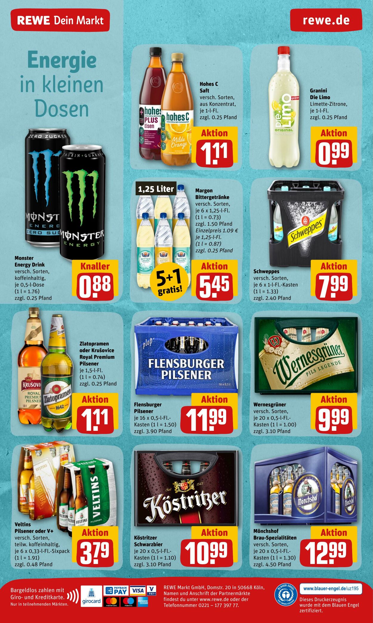 Prospekt Rewe 11.07.2022 - 16.07.2022