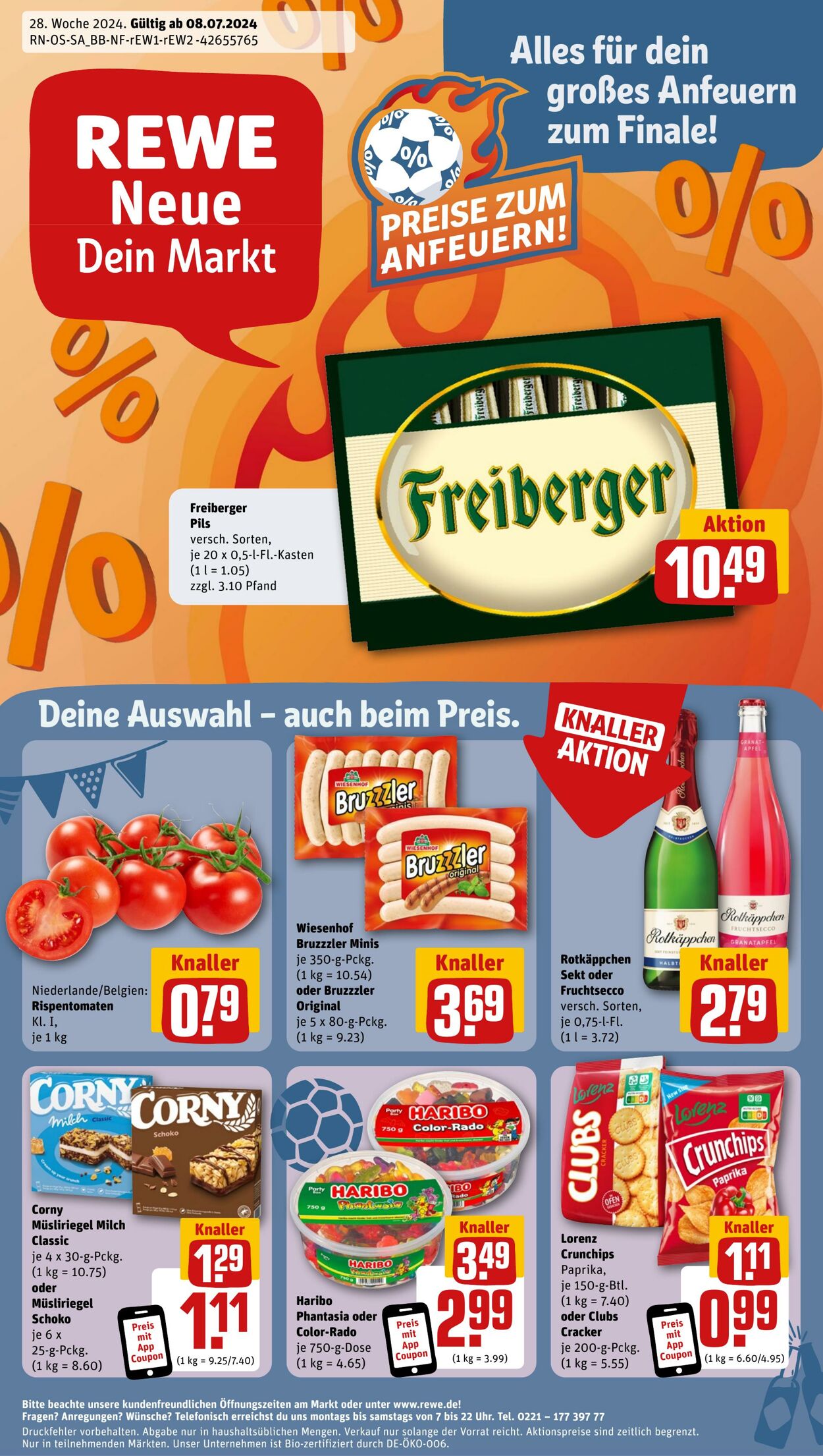 Prospekt Rewe 08.07.2024 - 13.07.2024