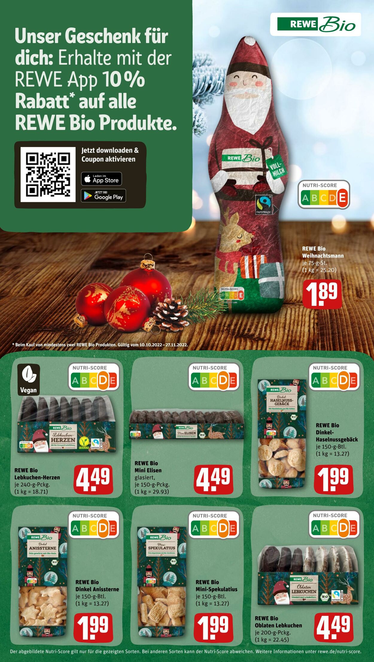 Prospekt Rewe 07.11.2022 - 12.11.2022