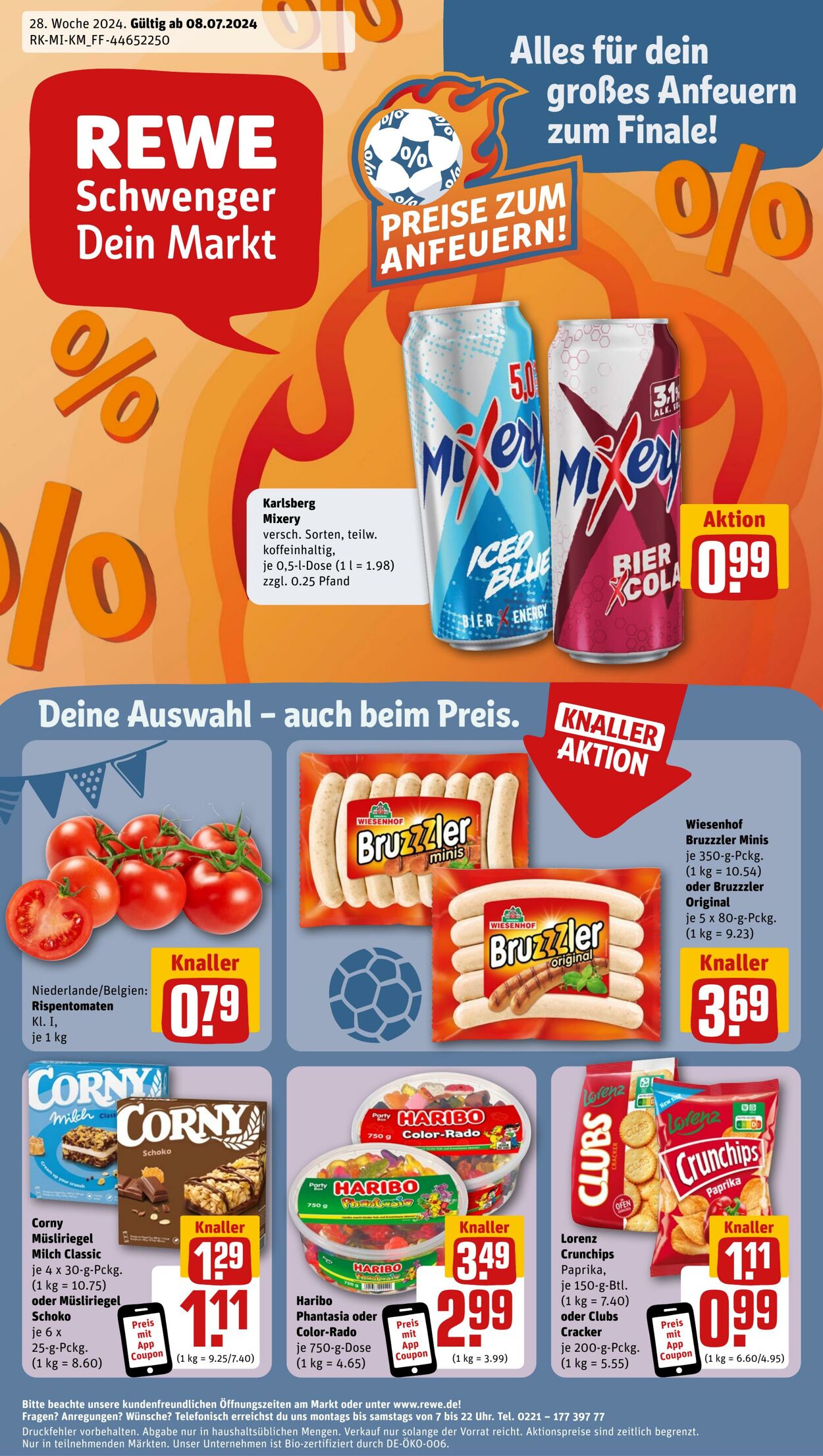 Prospekt Rewe 08.07.2024 - 13.07.2024