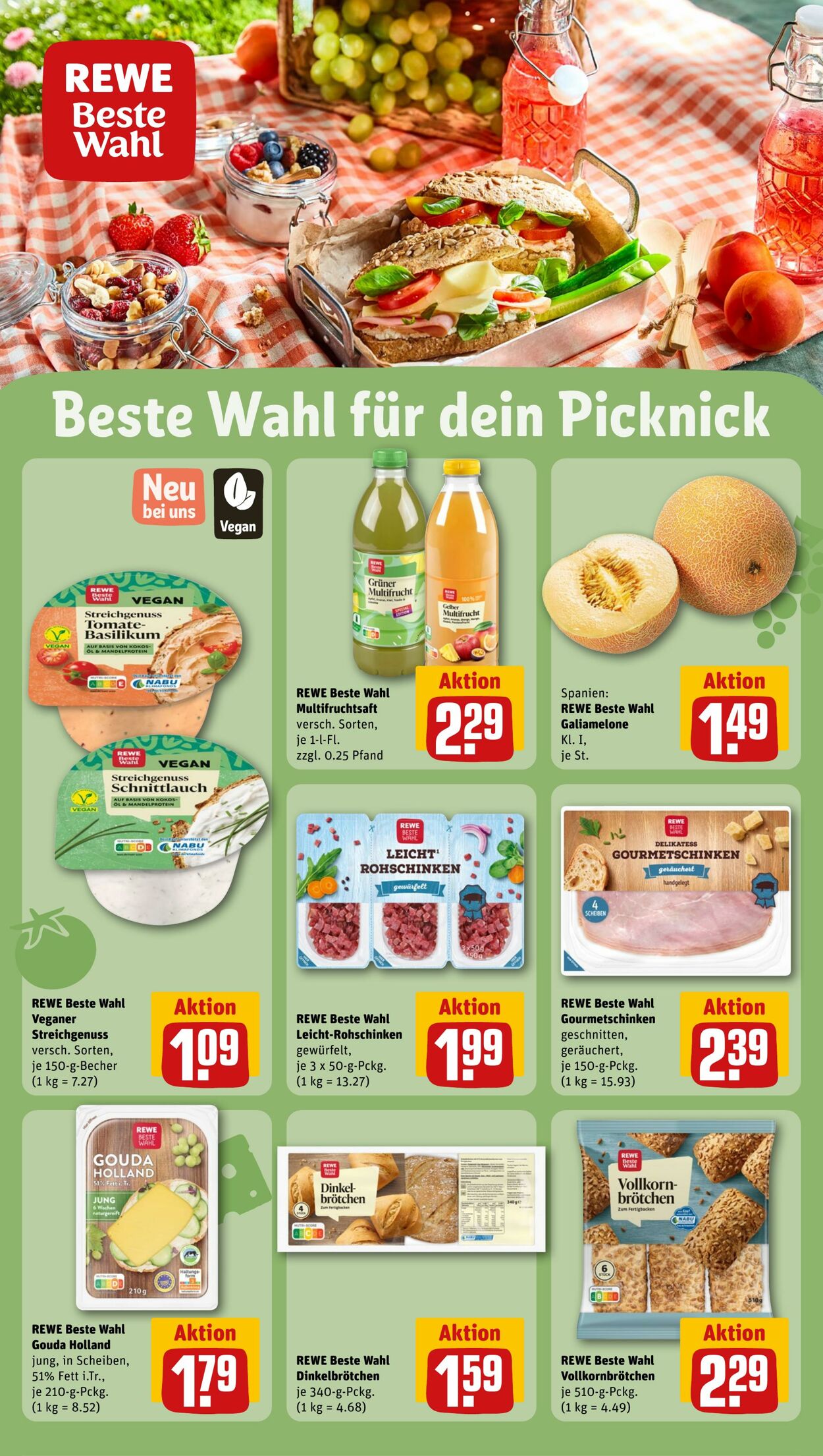 Prospekt Rewe 28.07.2024 - 03.08.2024