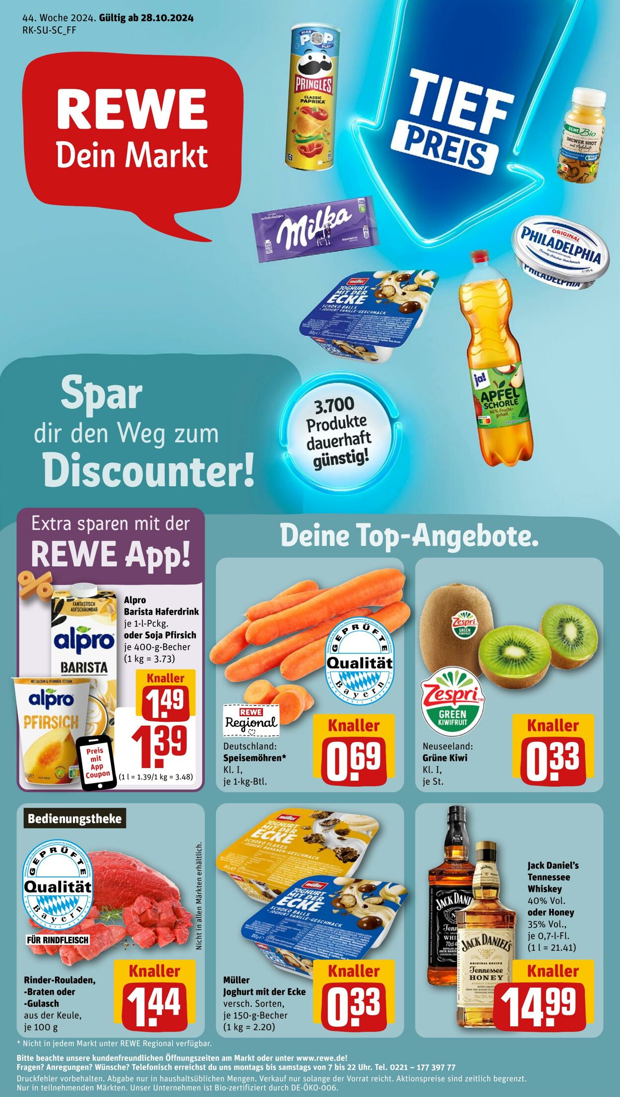 Prospekt Rewe 27.10.2024 - 02.11.2024