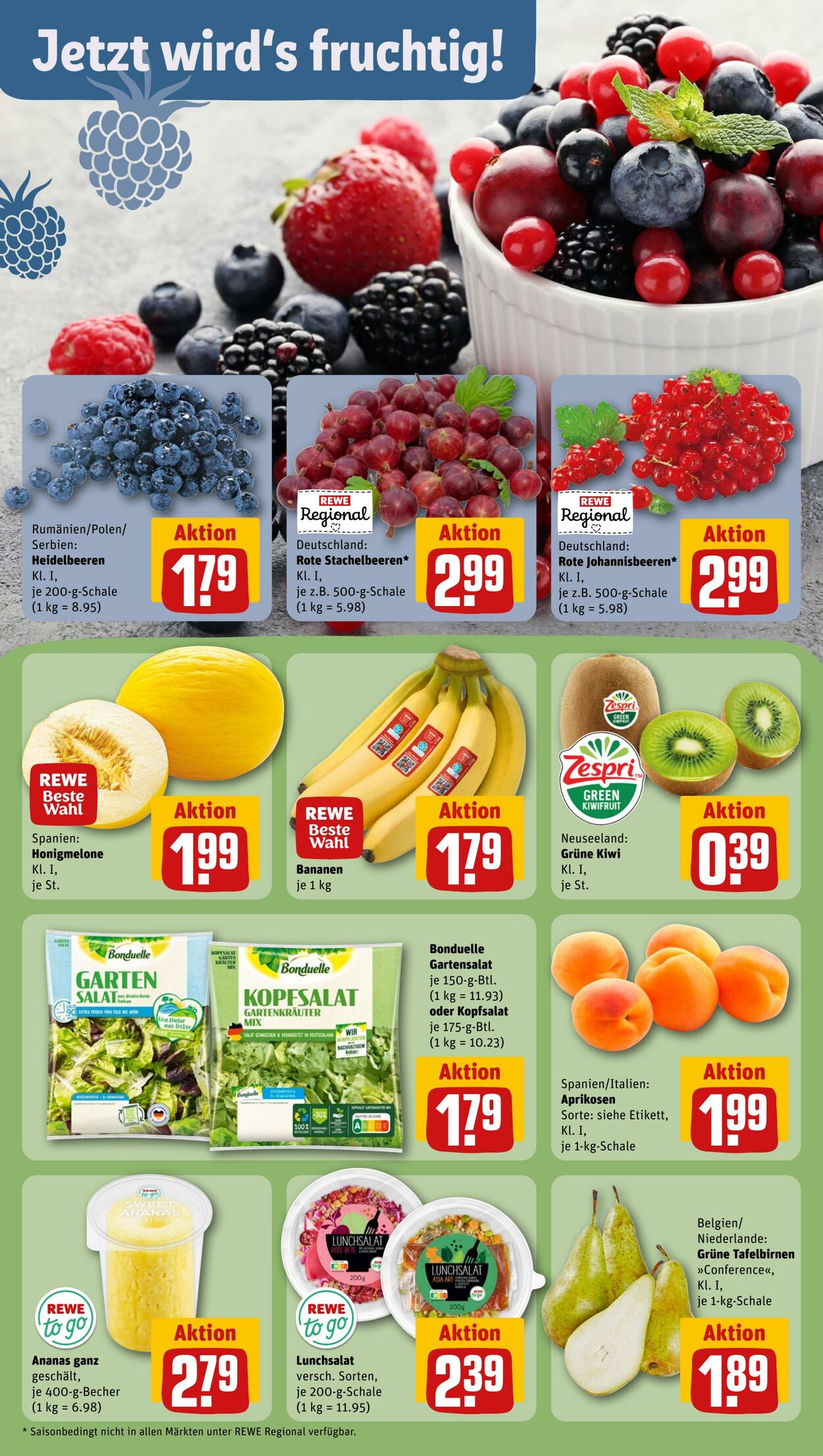 Prospekt Rewe 30.06.2024 - 06.07.2024