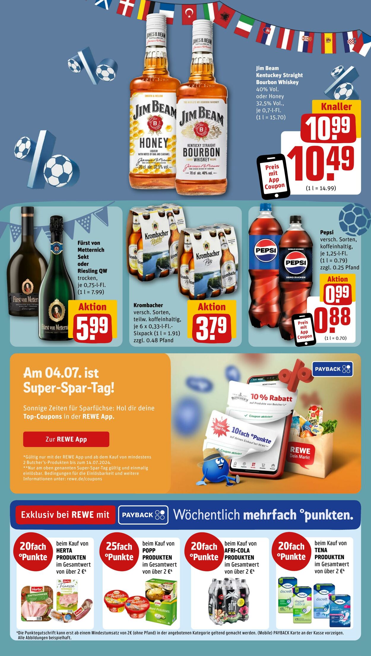 Prospekt Rewe 30.06.2024 - 06.07.2024