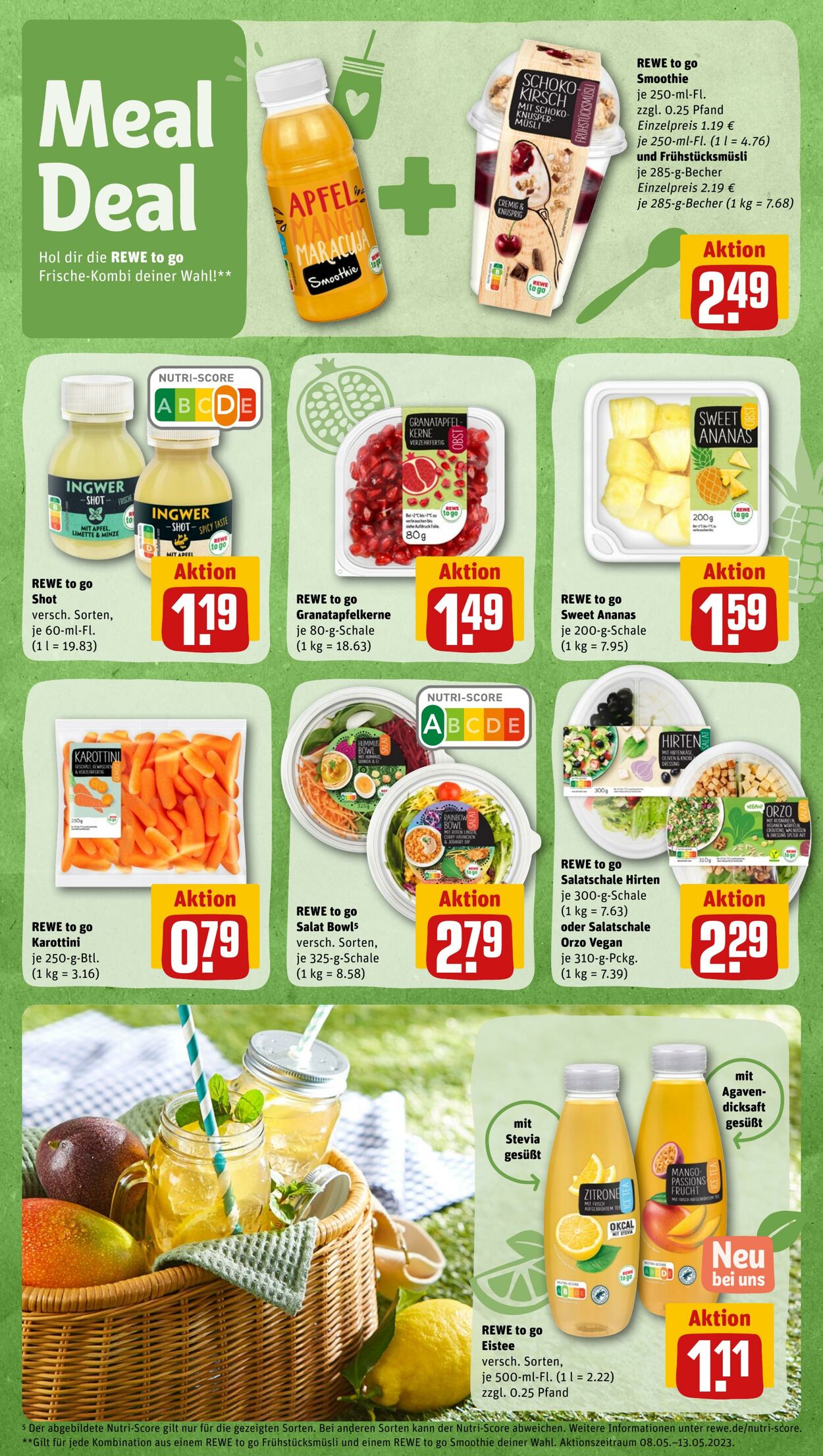 Prospekt Rewe 08.05.2023 - 13.05.2023