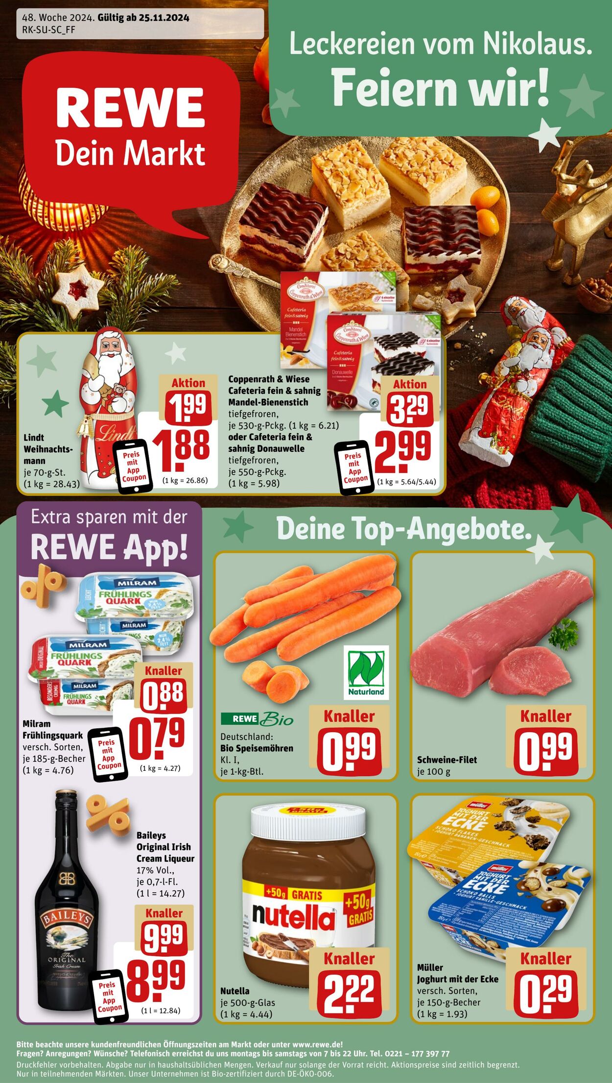 Prospekt Rewe 24.11.2024 - 04.12.2024