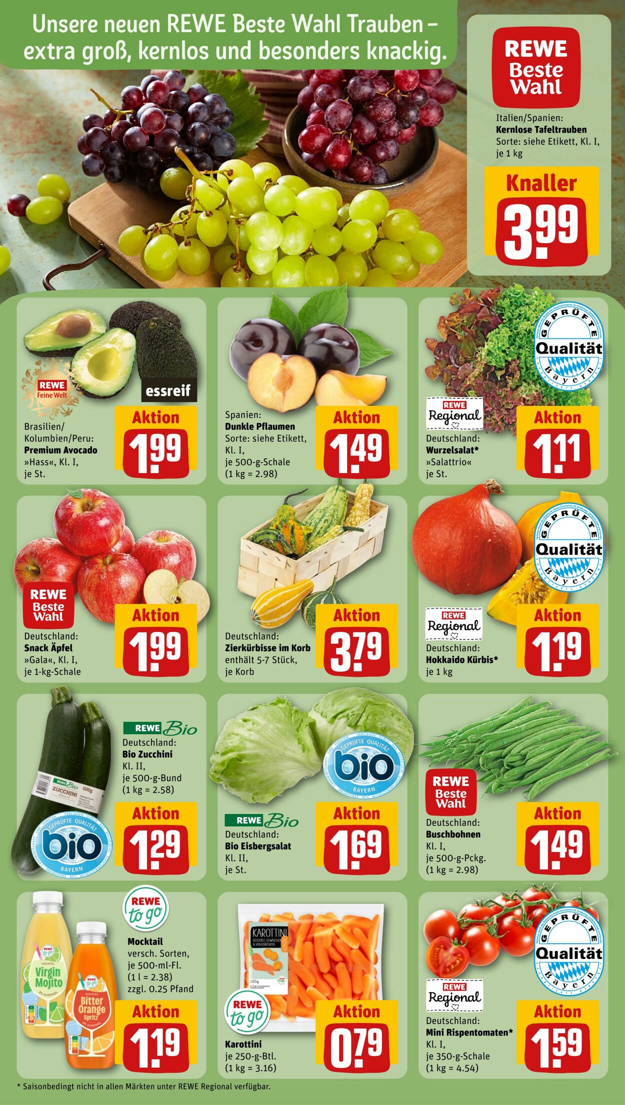 Prospekt Rewe 15.09.2024 - 21.09.2024