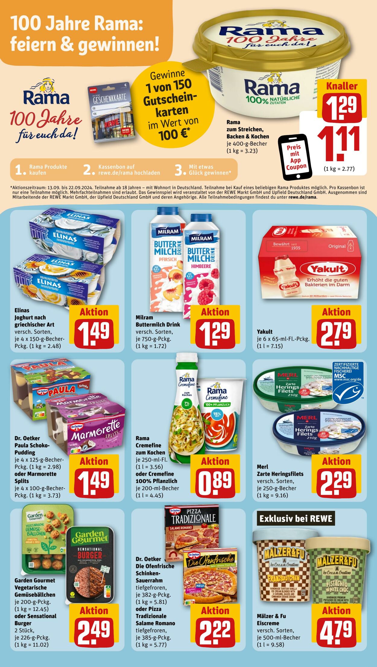 Prospekt Rewe 15.09.2024 - 21.09.2024