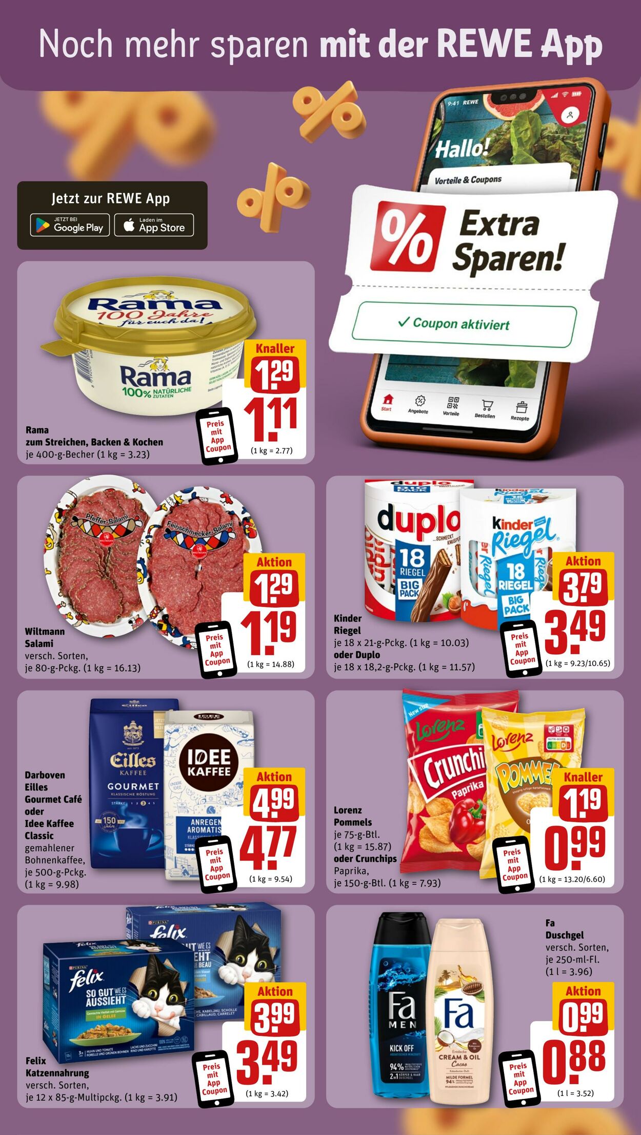 Prospekt Rewe 15.09.2024 - 21.09.2024