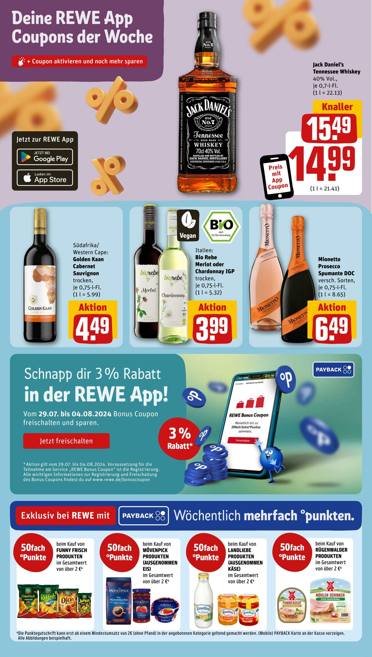 Prospekt Rewe 28.07.2024 - 03.08.2024