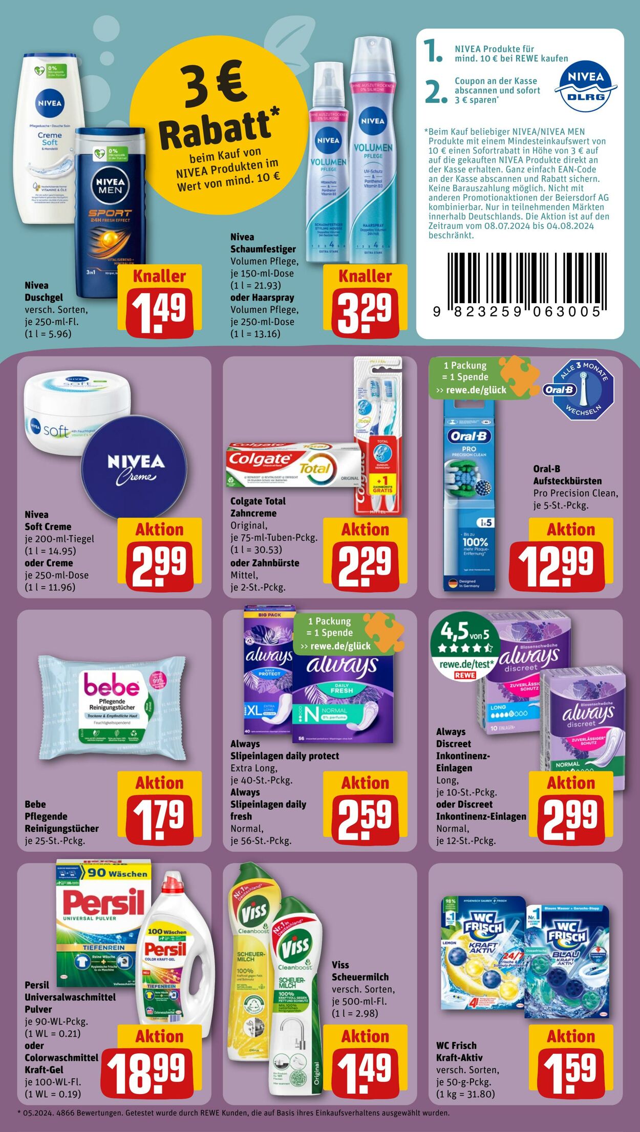 Prospekt Rewe 28.07.2024 - 03.08.2024