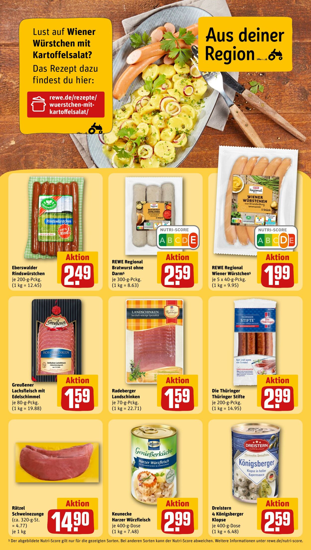 Prospekt Rewe 17.09.2023 - 23.09.2023