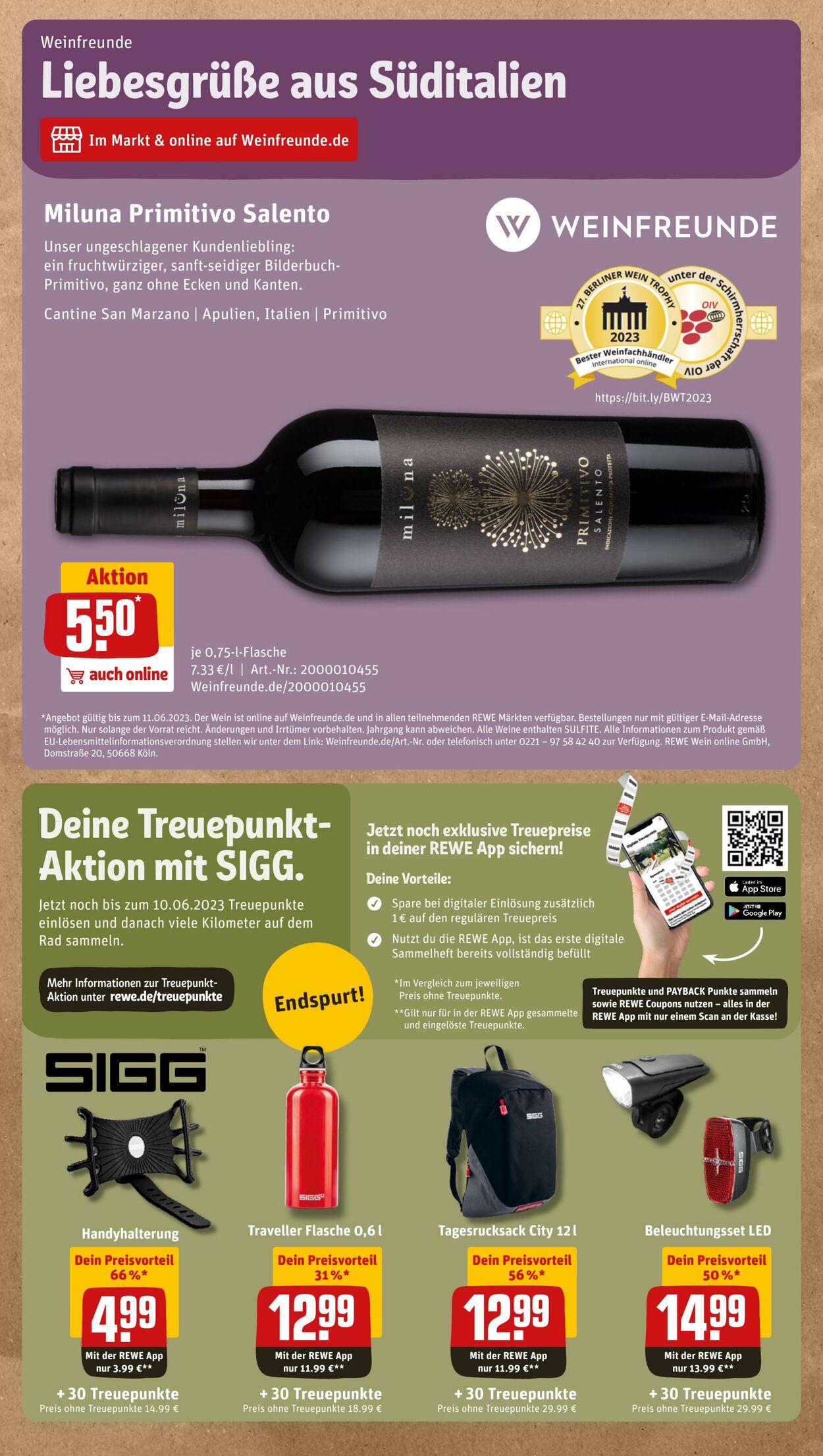 Prospekt Rewe 05.06.2023 - 10.06.2023