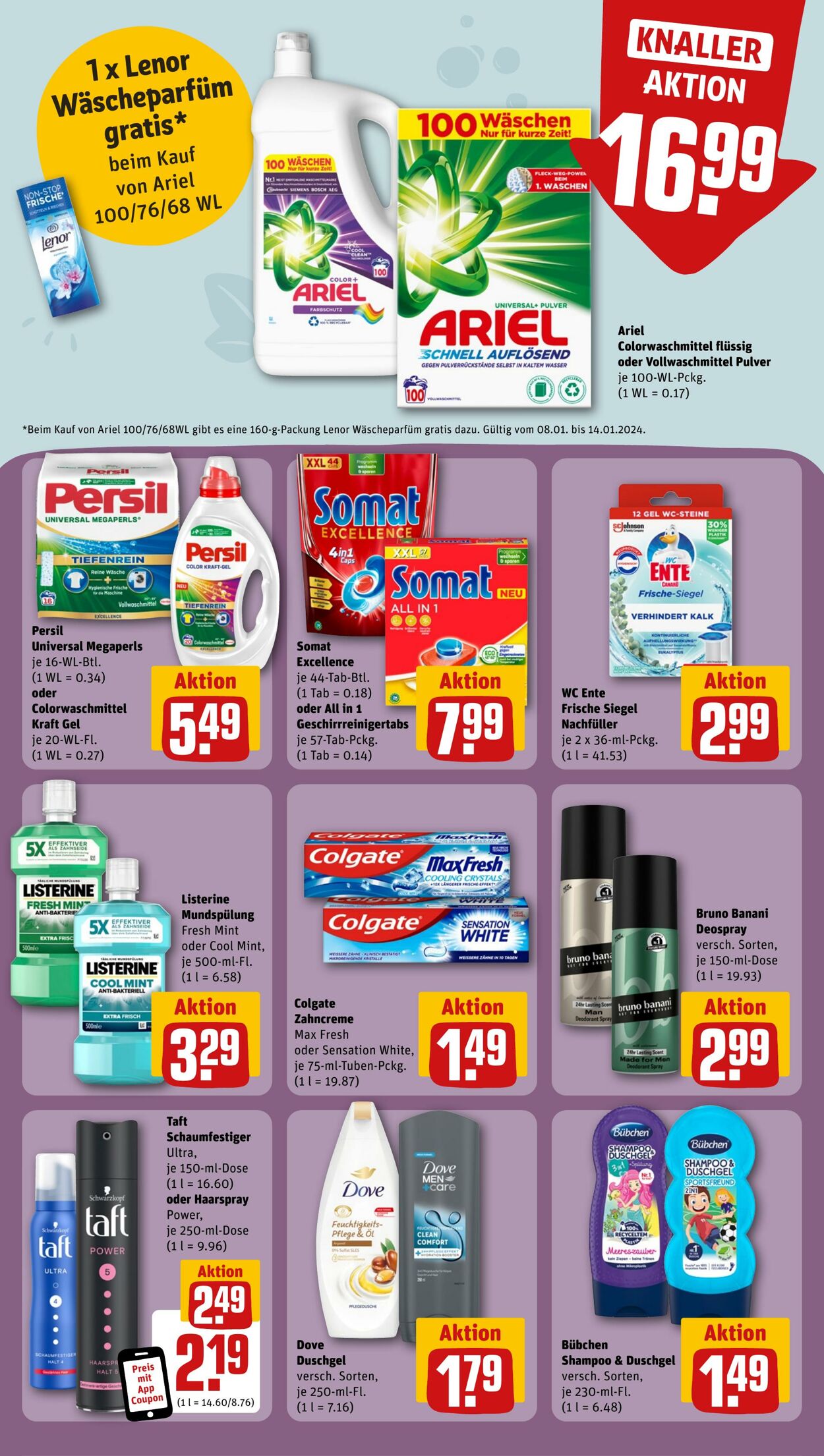 Prospekt Rewe 08.01.2024 - 13.01.2024