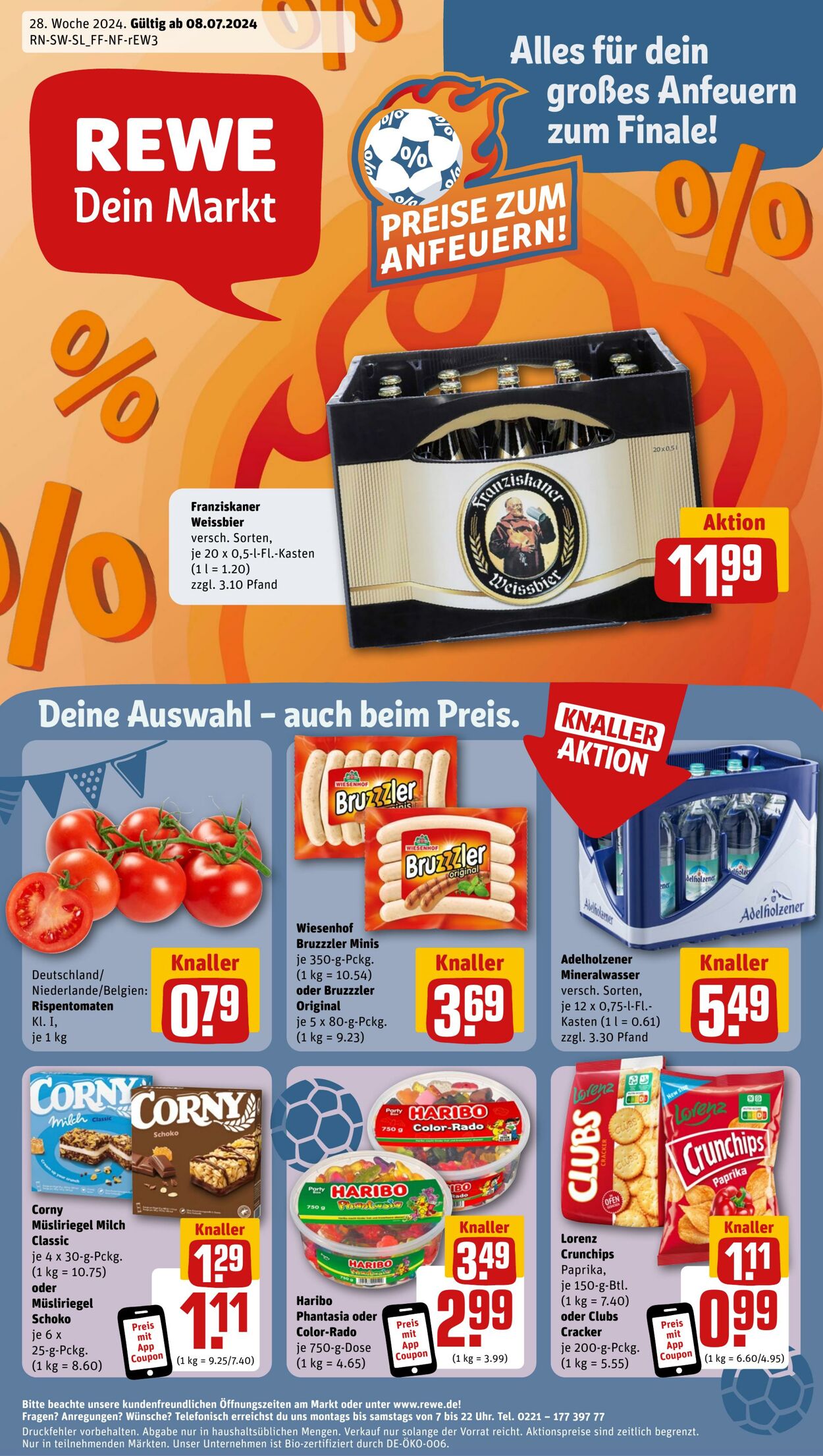 Prospekt Rewe 08.07.2024 - 13.07.2024