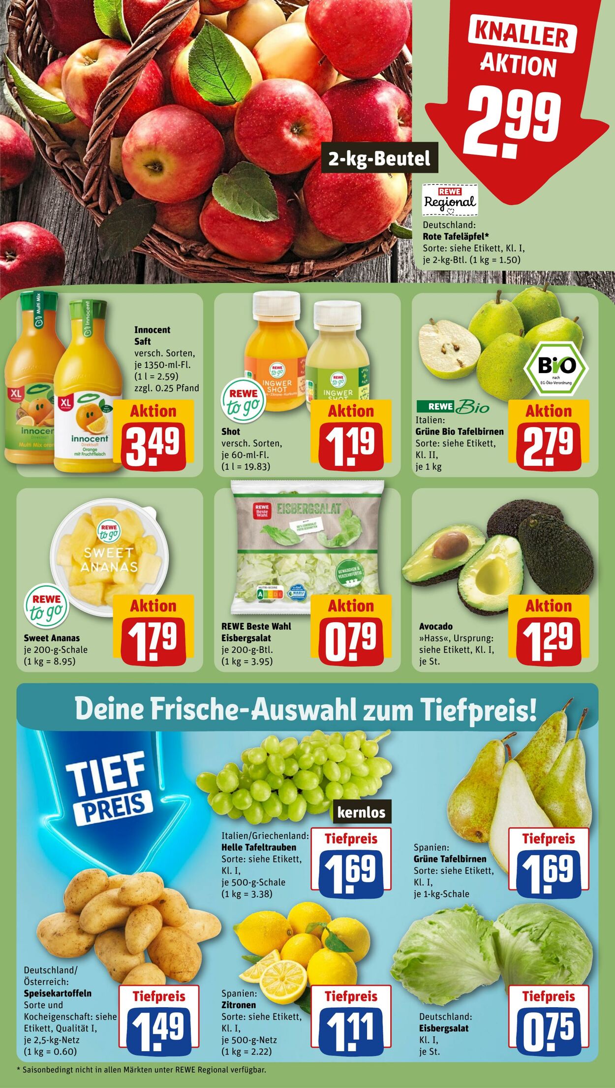 Prospekt Rewe 23.09.2024 - 28.09.2024