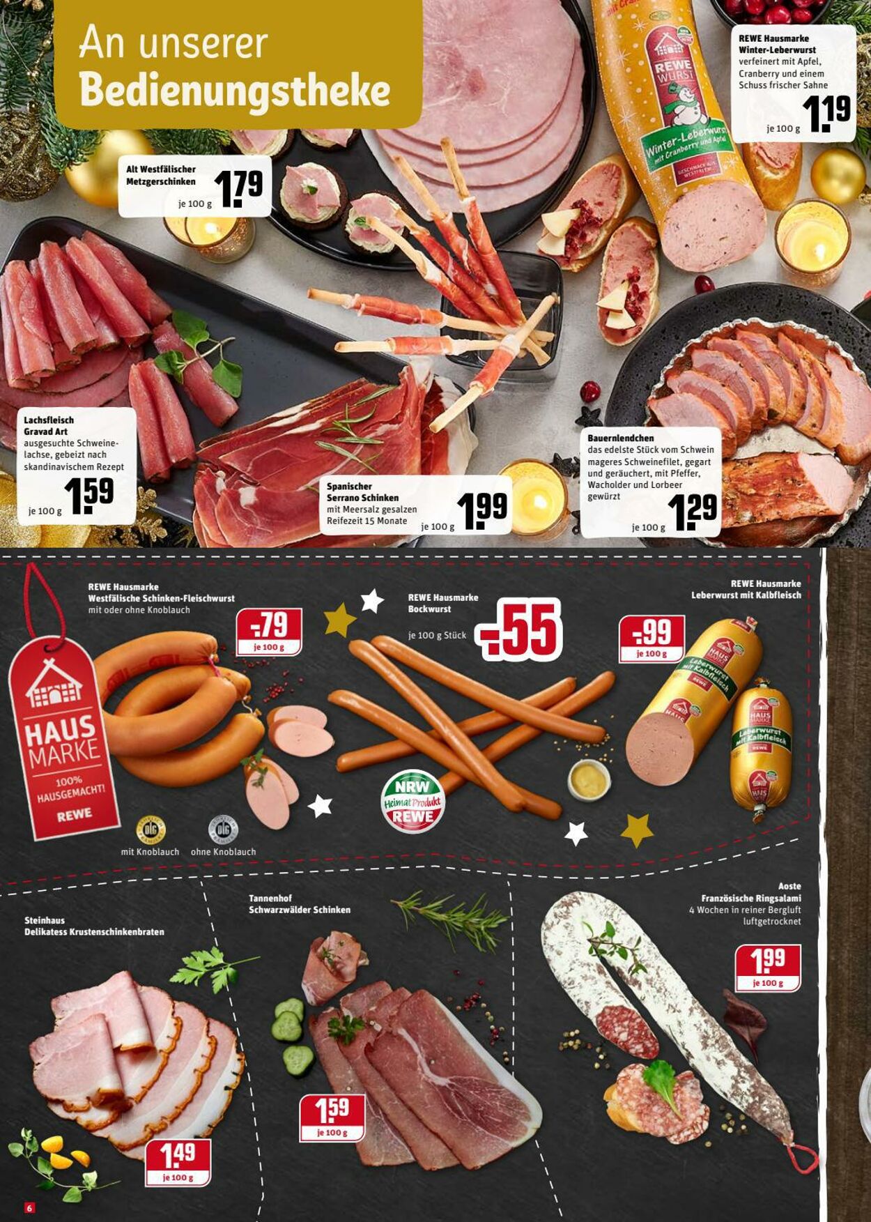 Prospekt Rewe 18.12.2021 - 26.12.2021