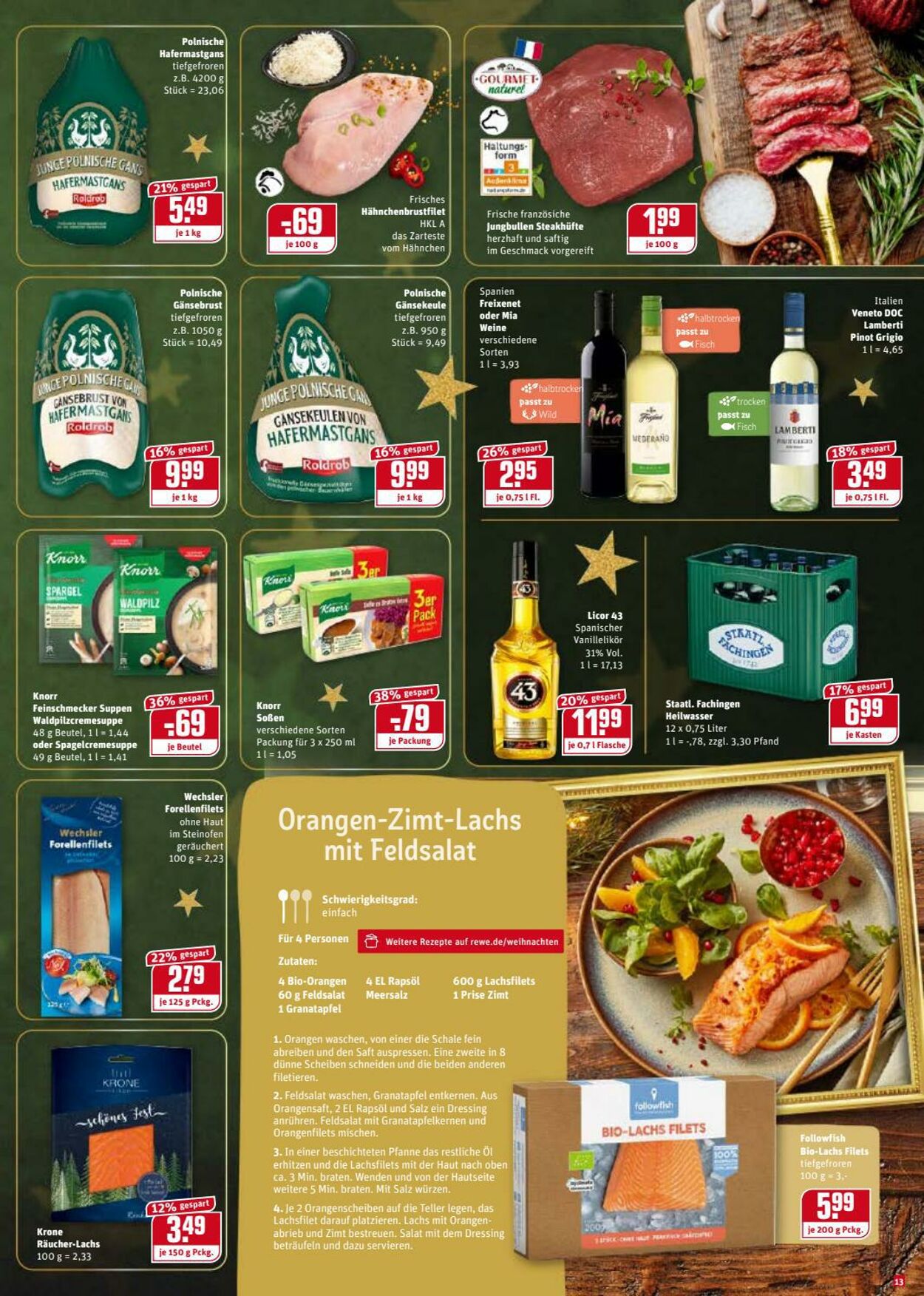 Prospekt Rewe 18.12.2021 - 26.12.2021