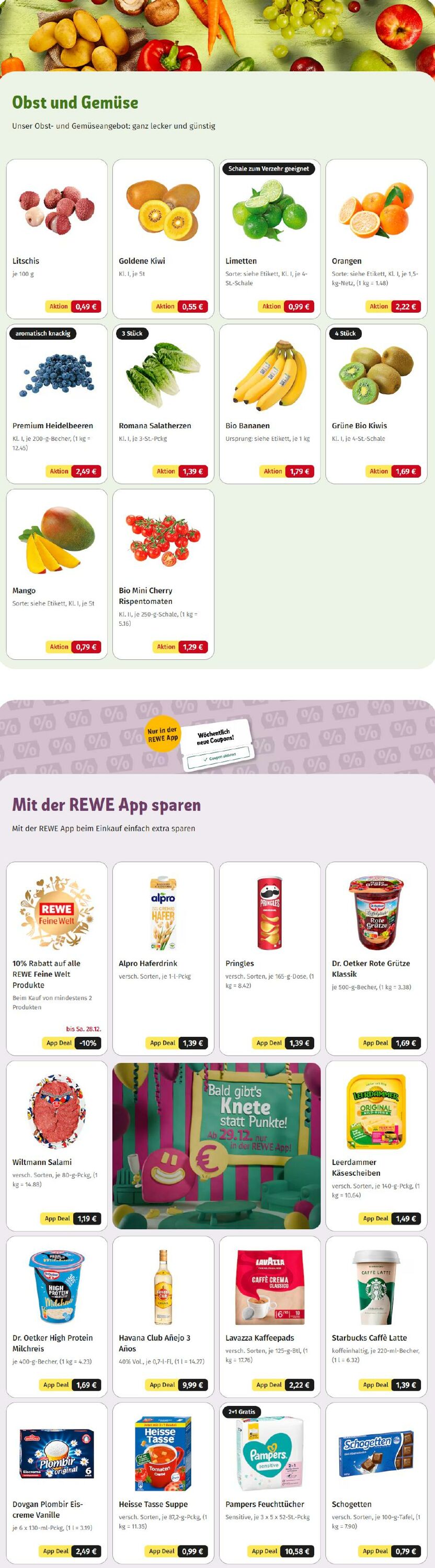 Prospekt Rewe 23.12.2024 - 02.01.2025