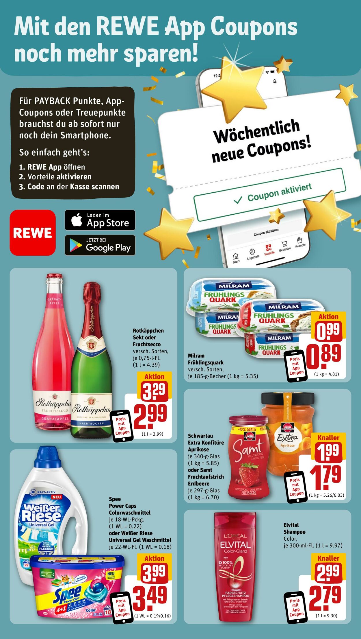 Prospekt Rewe 28.08.2023 - 02.10.2023