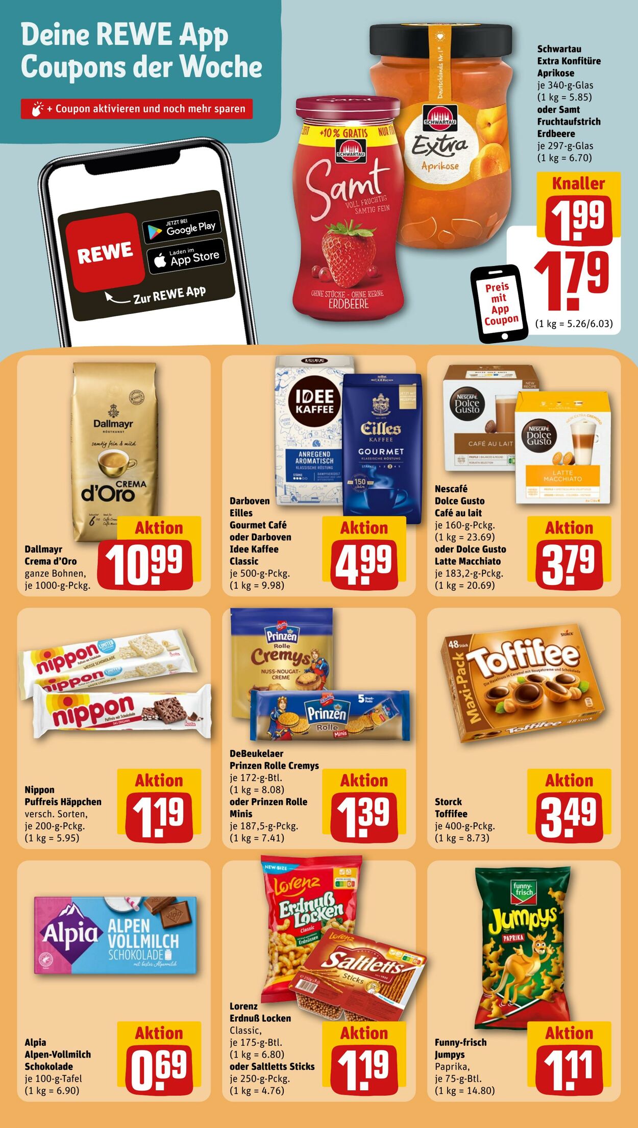 Prospekt Rewe 28.08.2023 - 02.10.2023