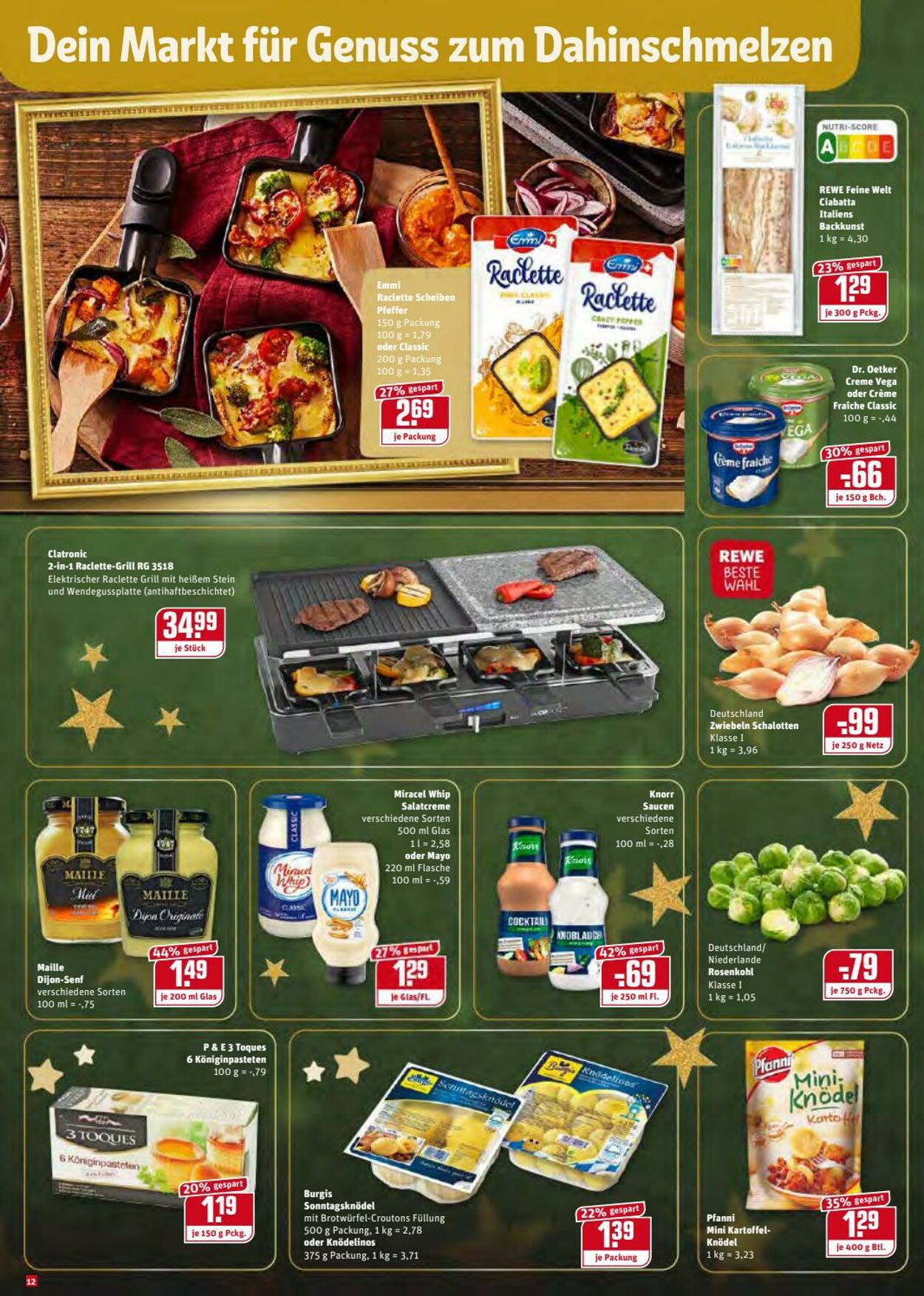 Prospekt Rewe 19.12.2021 - 26.12.2021