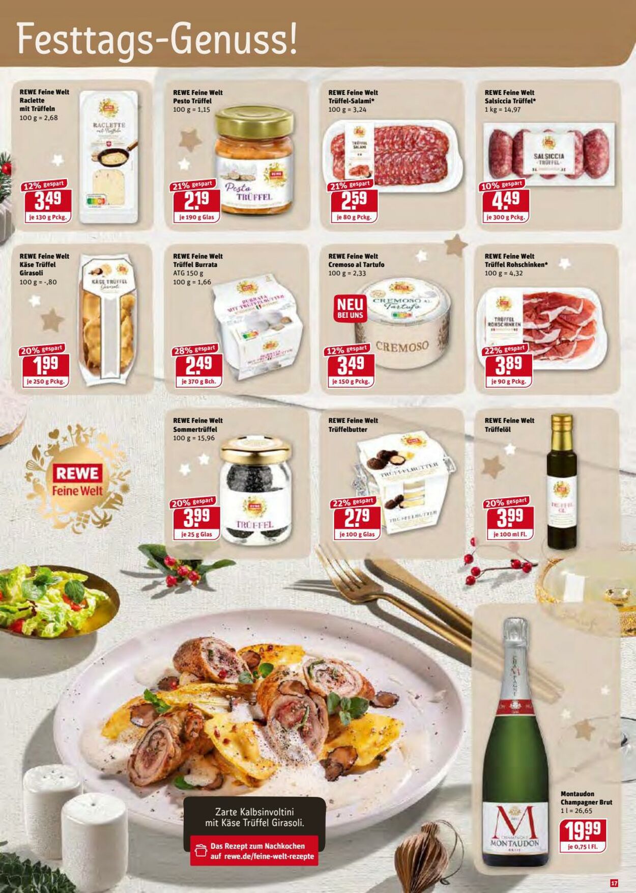 Prospekt Rewe 19.12.2021 - 26.12.2021