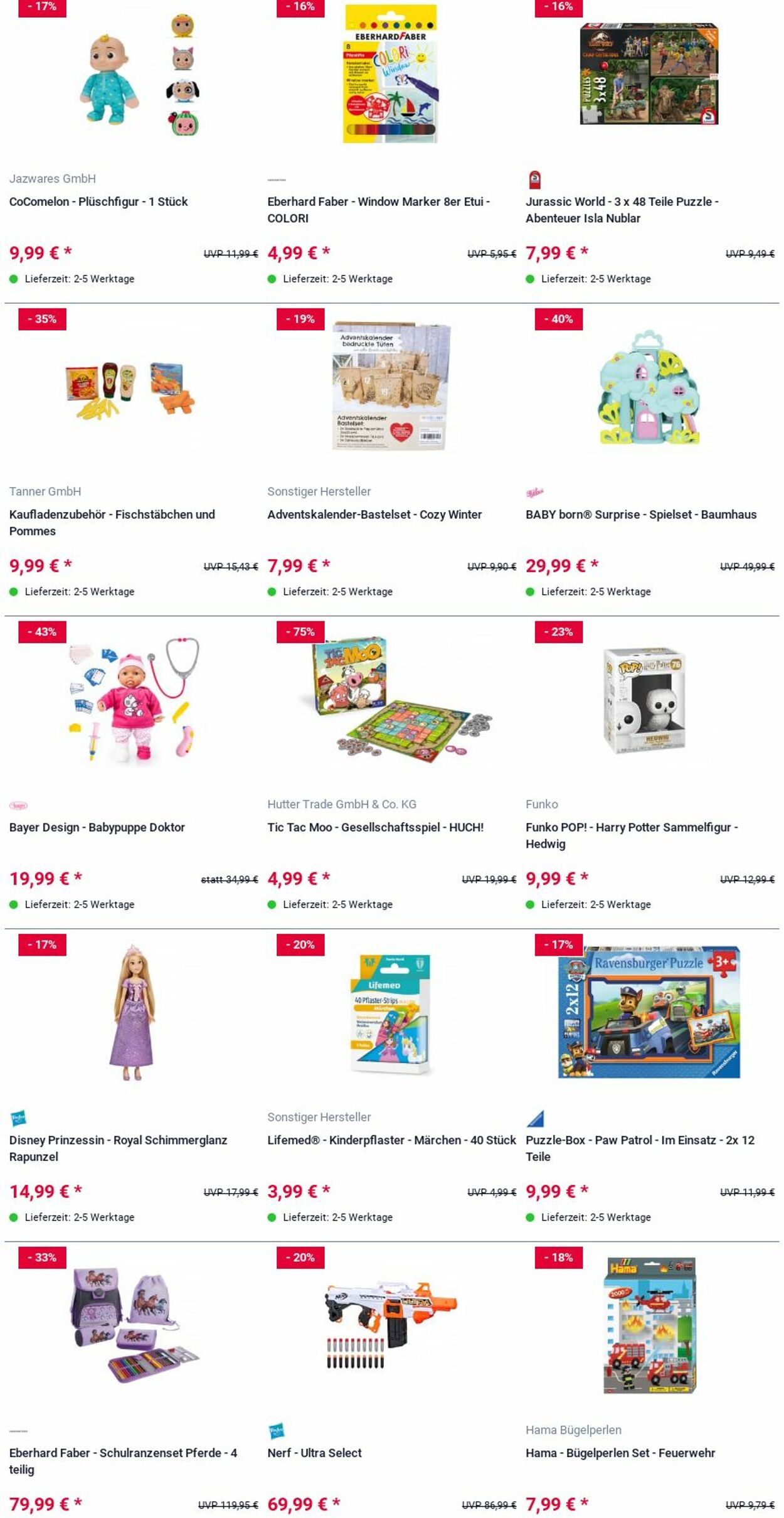 Prospekt Rofu Kinderland 11.07.2022 - 20.07.2022