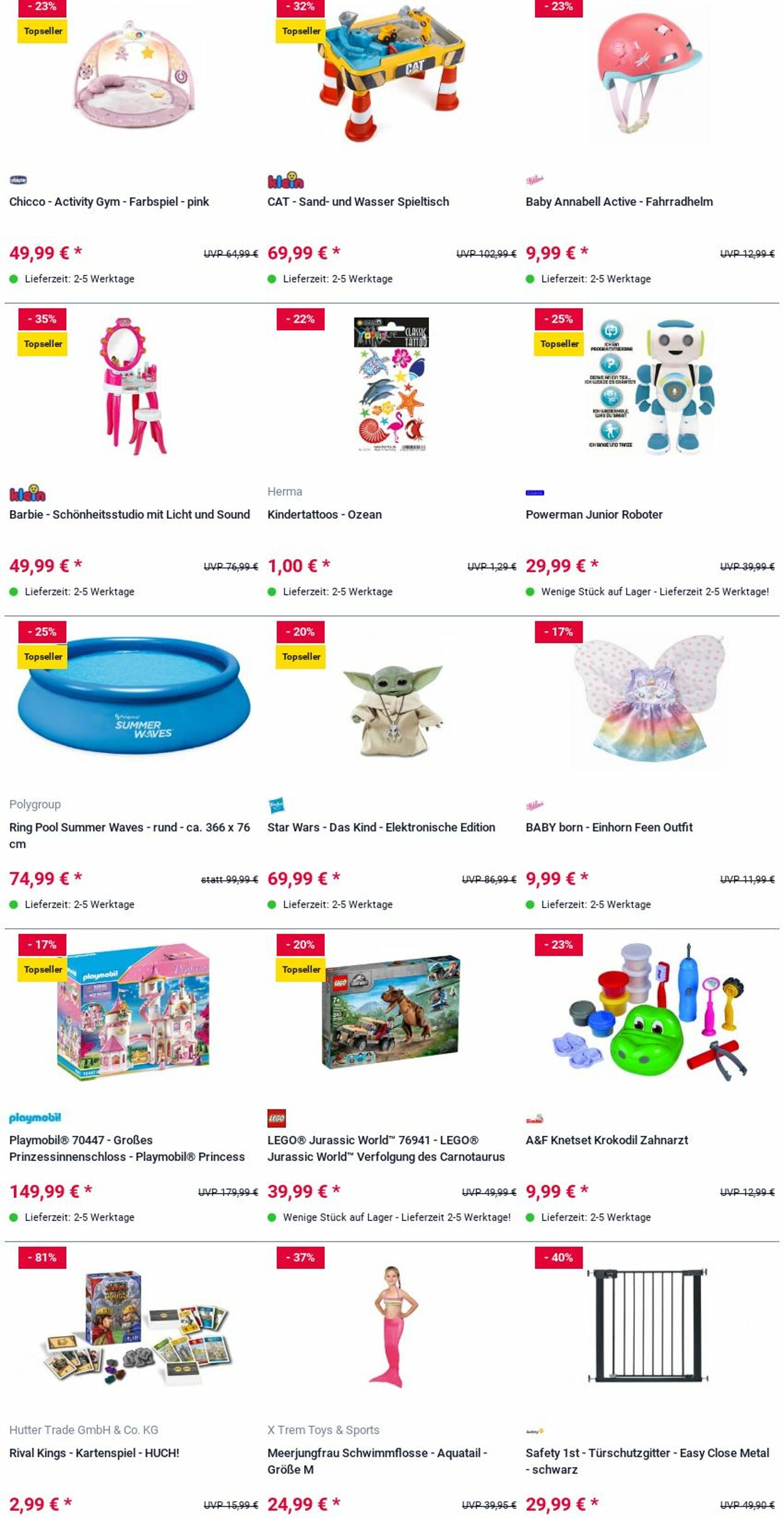 Prospekt Rofu Kinderland 18.07.2022 - 27.07.2022