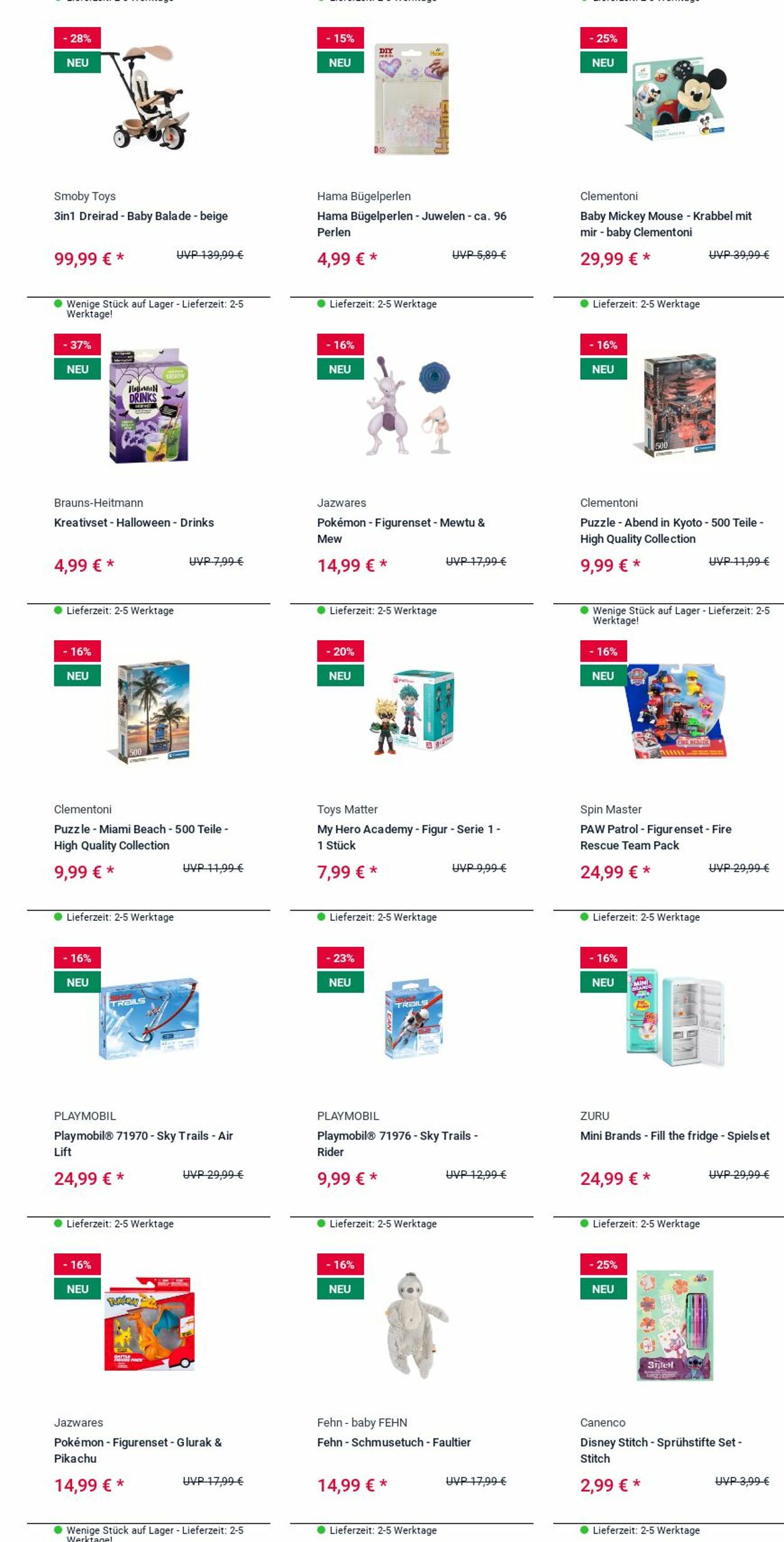 Prospekt Rofu Kinderland 22.09.2025 - 01.10.2025