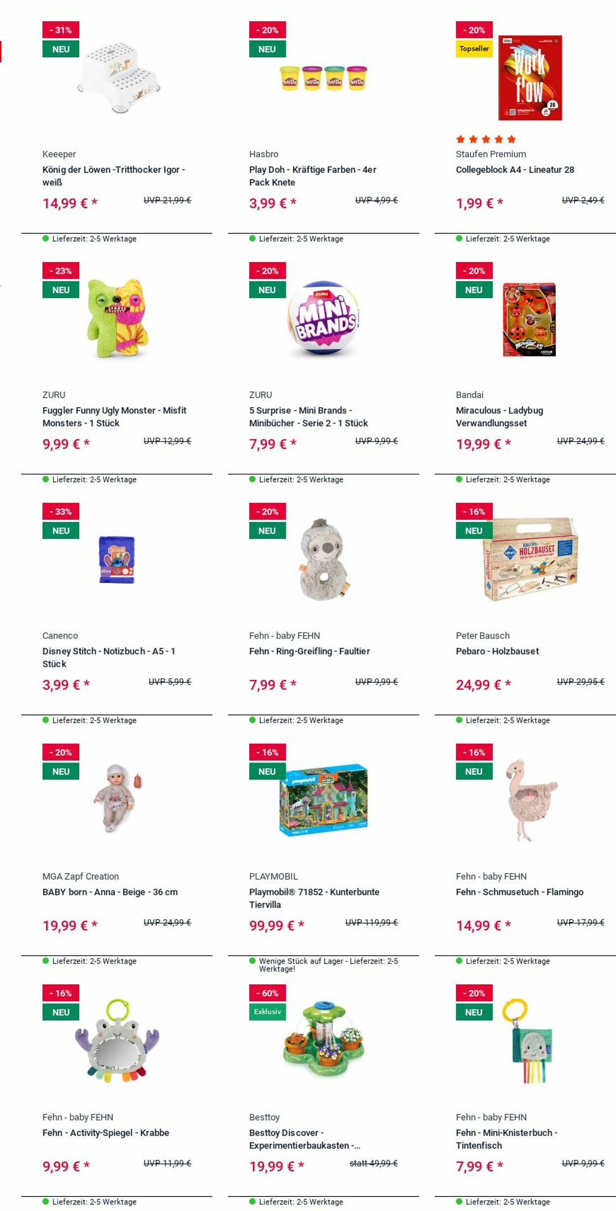 Prospekt Rofu Kinderland 22.09.2025 - 01.10.2025