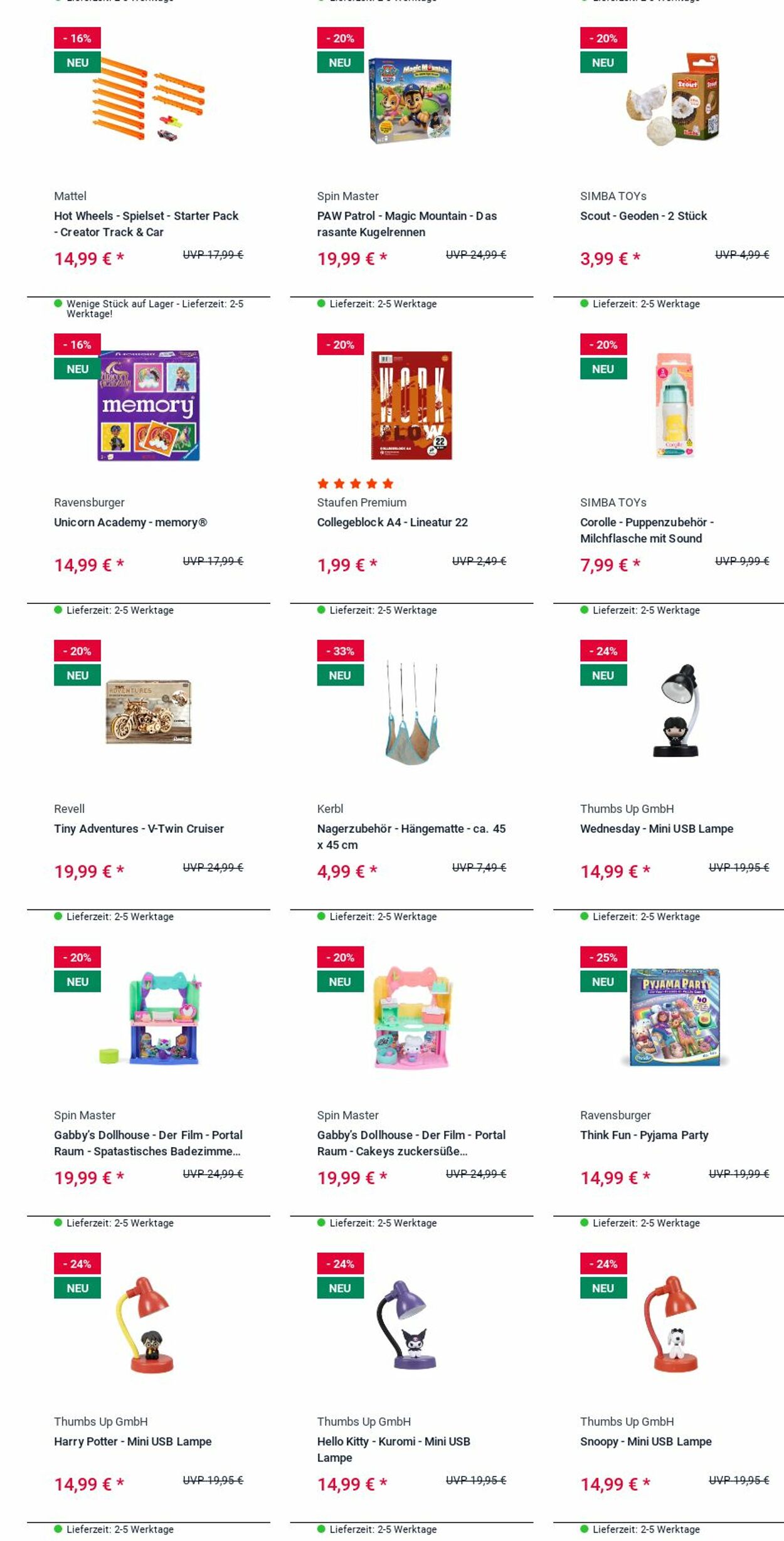 Prospekt Rofu Kinderland 22.09.2025 - 01.10.2025