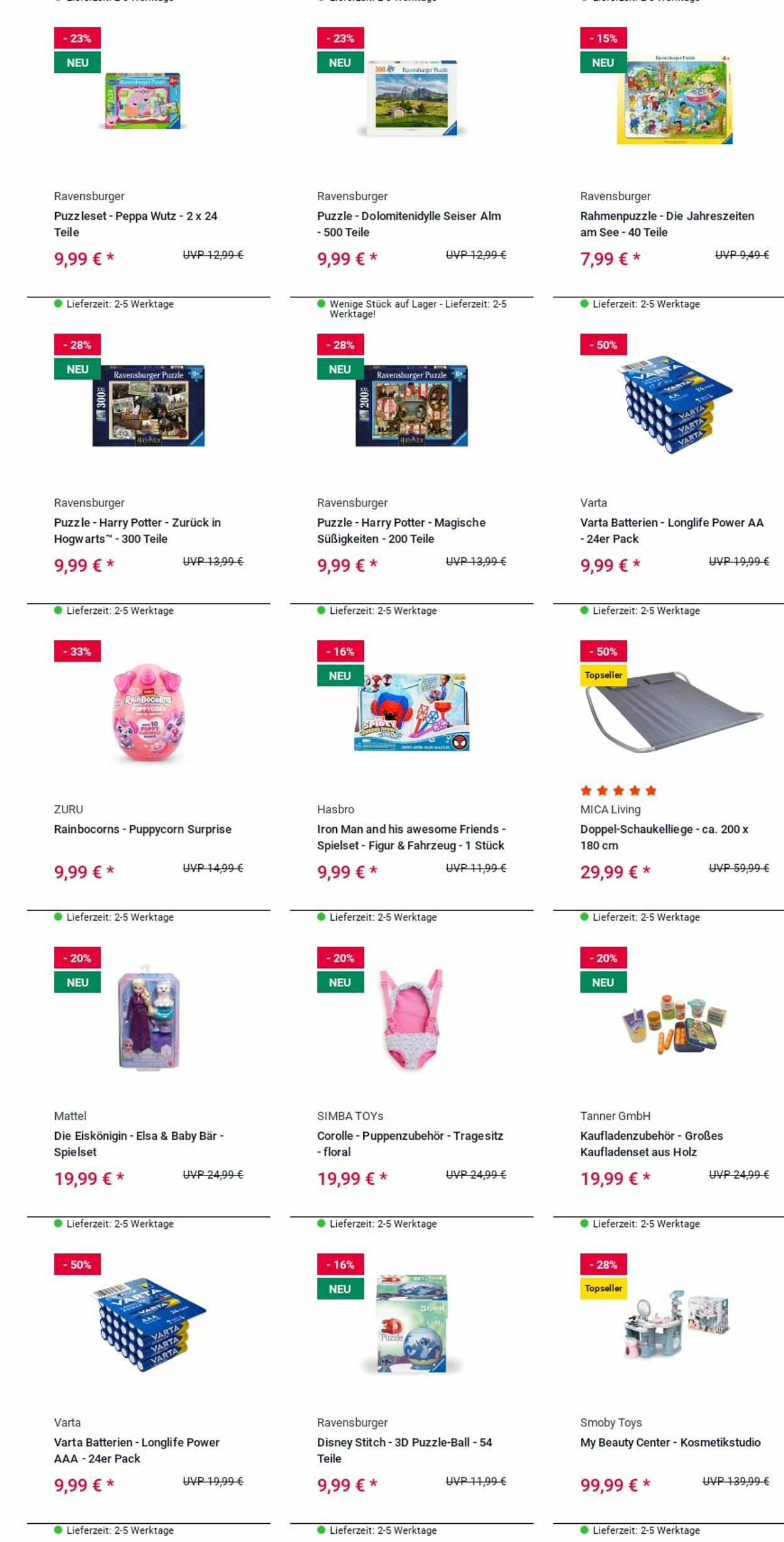 Prospekt Rofu Kinderland 22.09.2025 - 01.10.2025