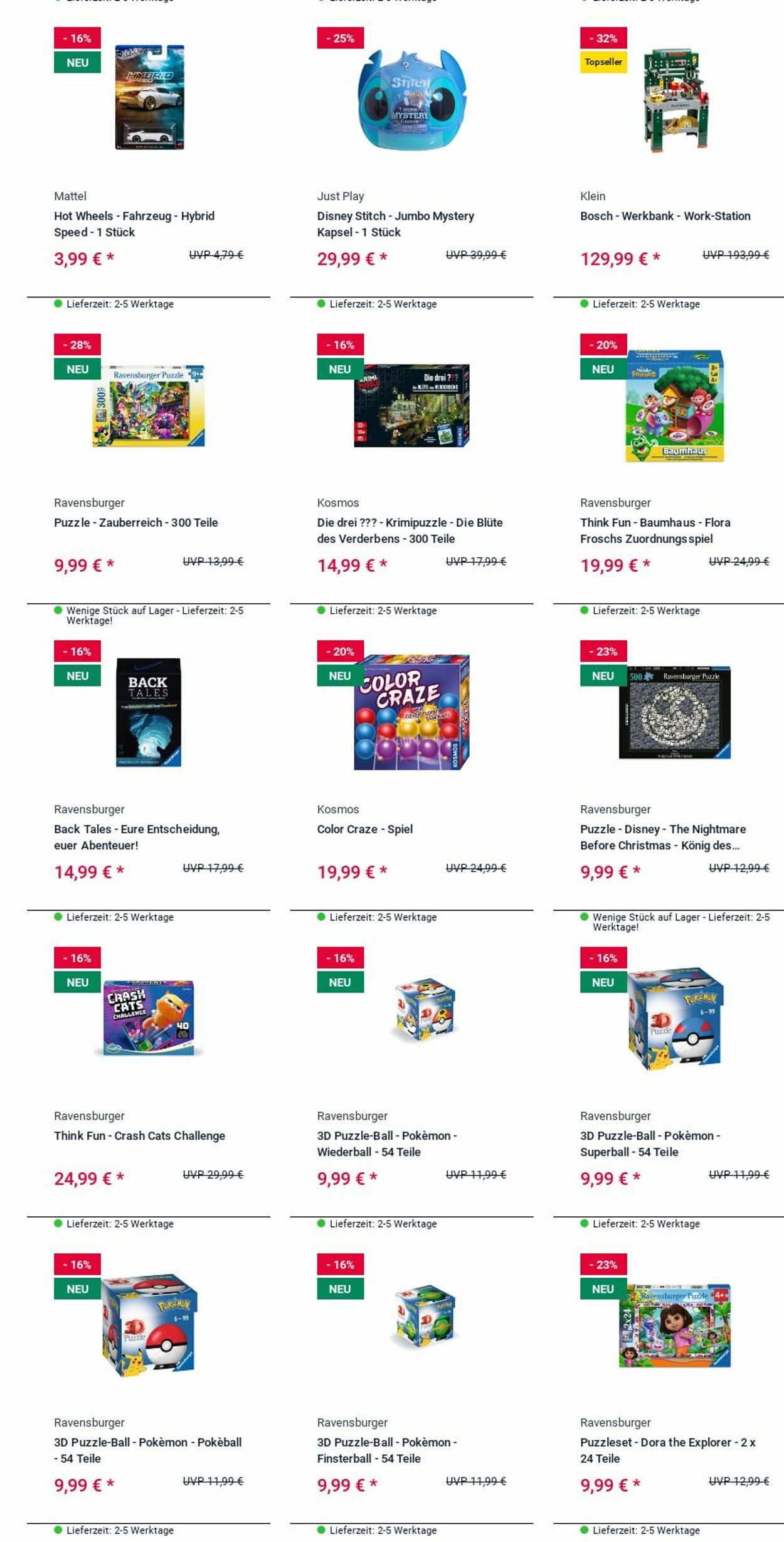 Prospekt Rofu Kinderland 22.09.2025 - 01.10.2025