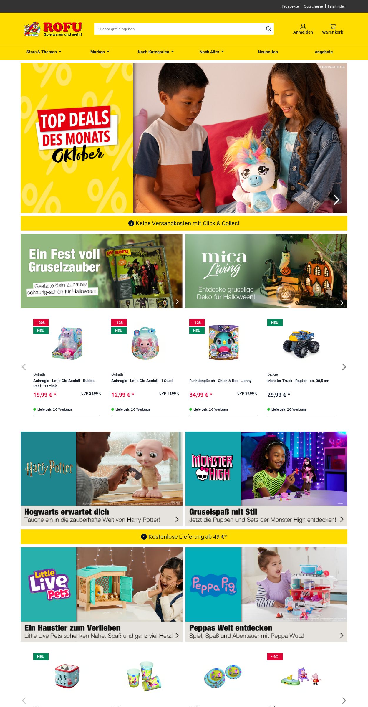 Prospekt Rofu Kinderland 06.10.2025 - 15.10.2025