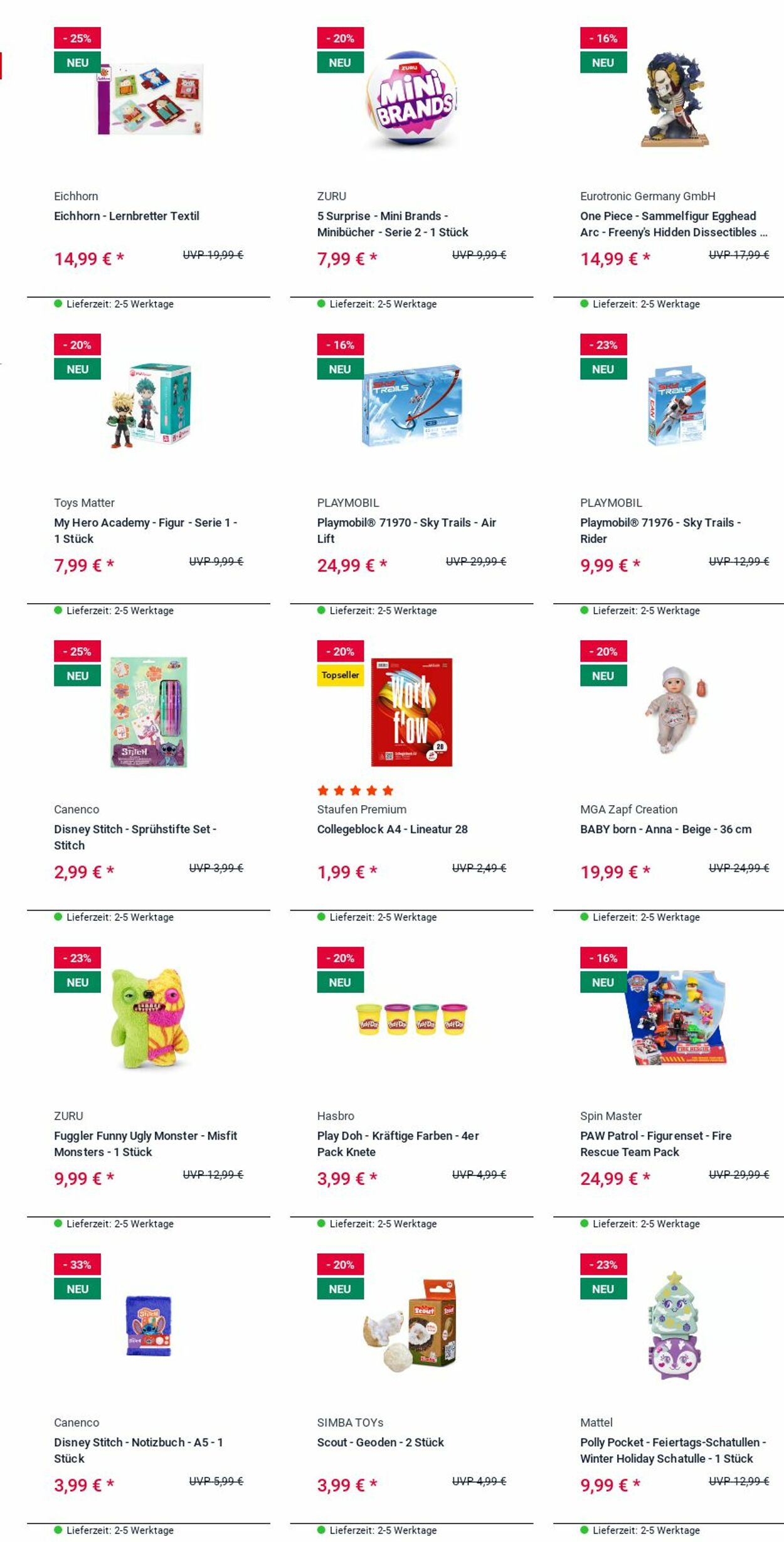 Prospekt Rofu Kinderland 06.10.2025 - 15.10.2025