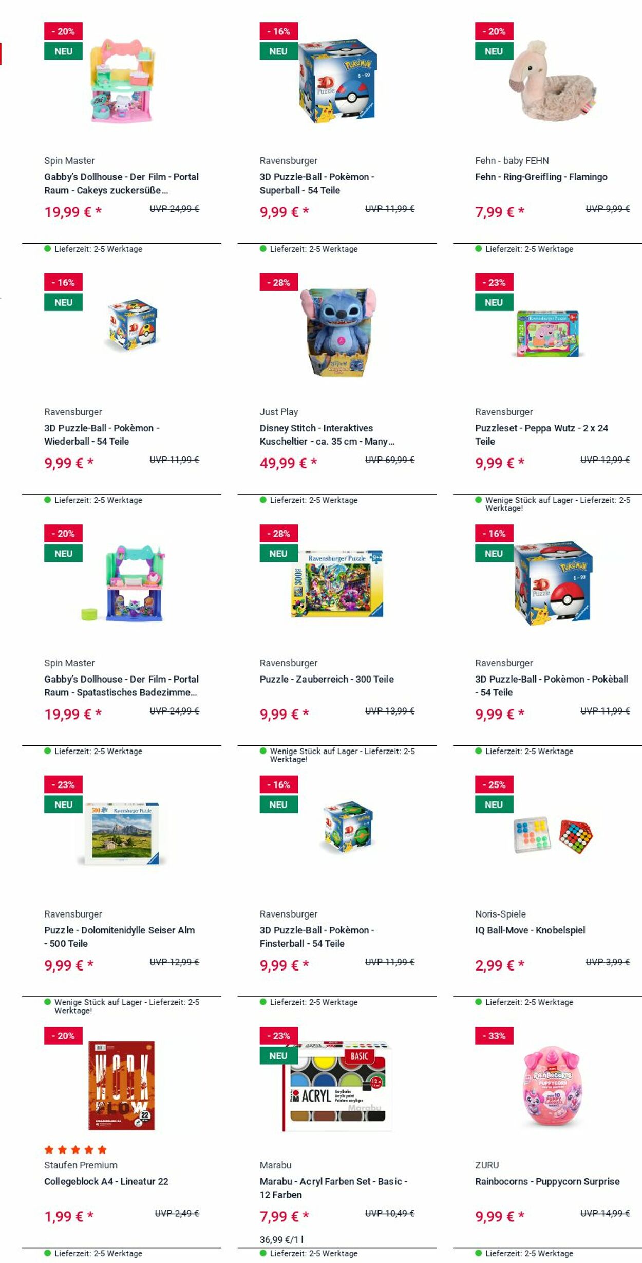 Prospekt Rofu Kinderland 06.10.2025 - 15.10.2025