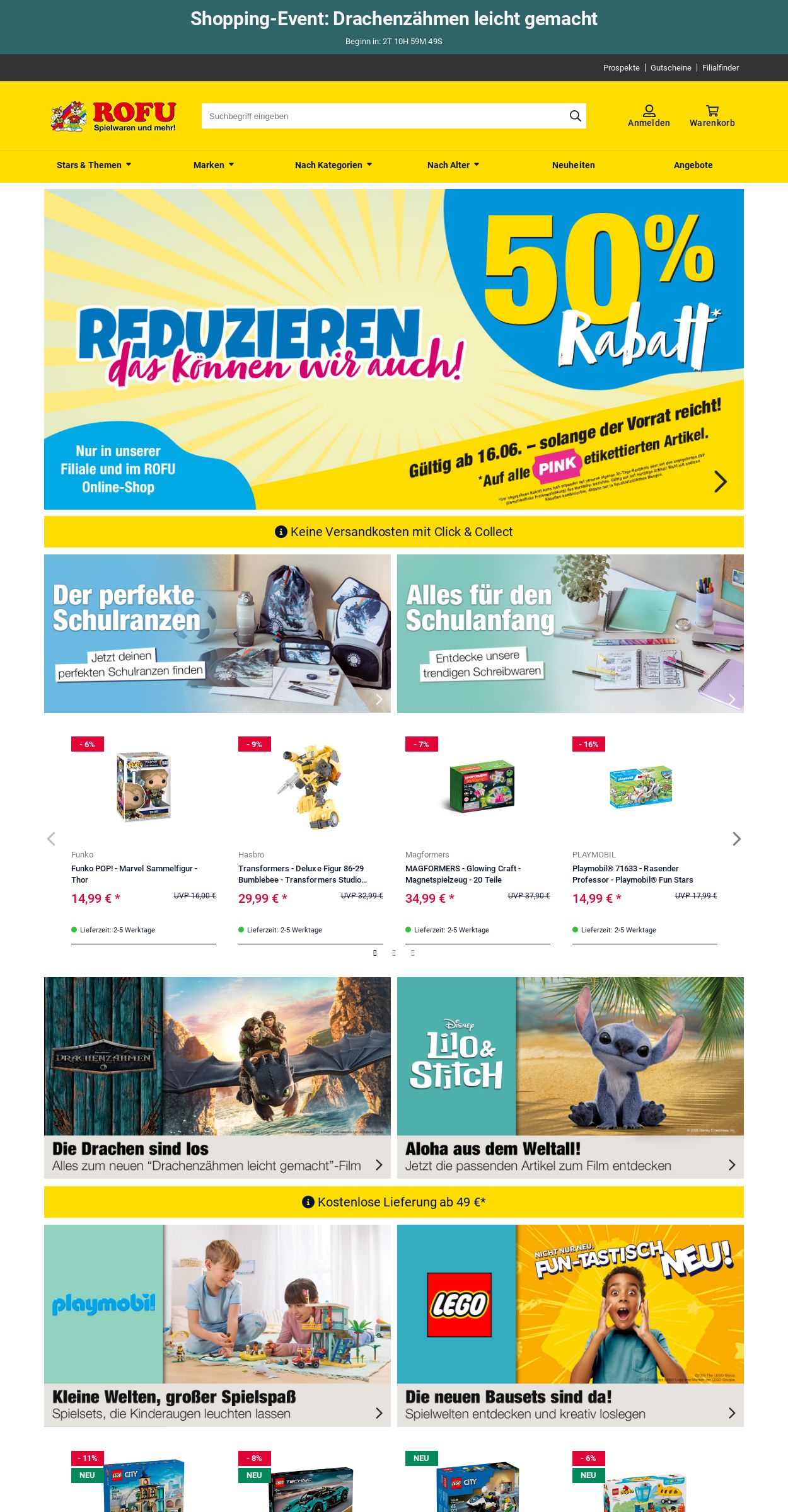 Prospekt Rofu Kinderland 16.06.2025 - 25.06.2025