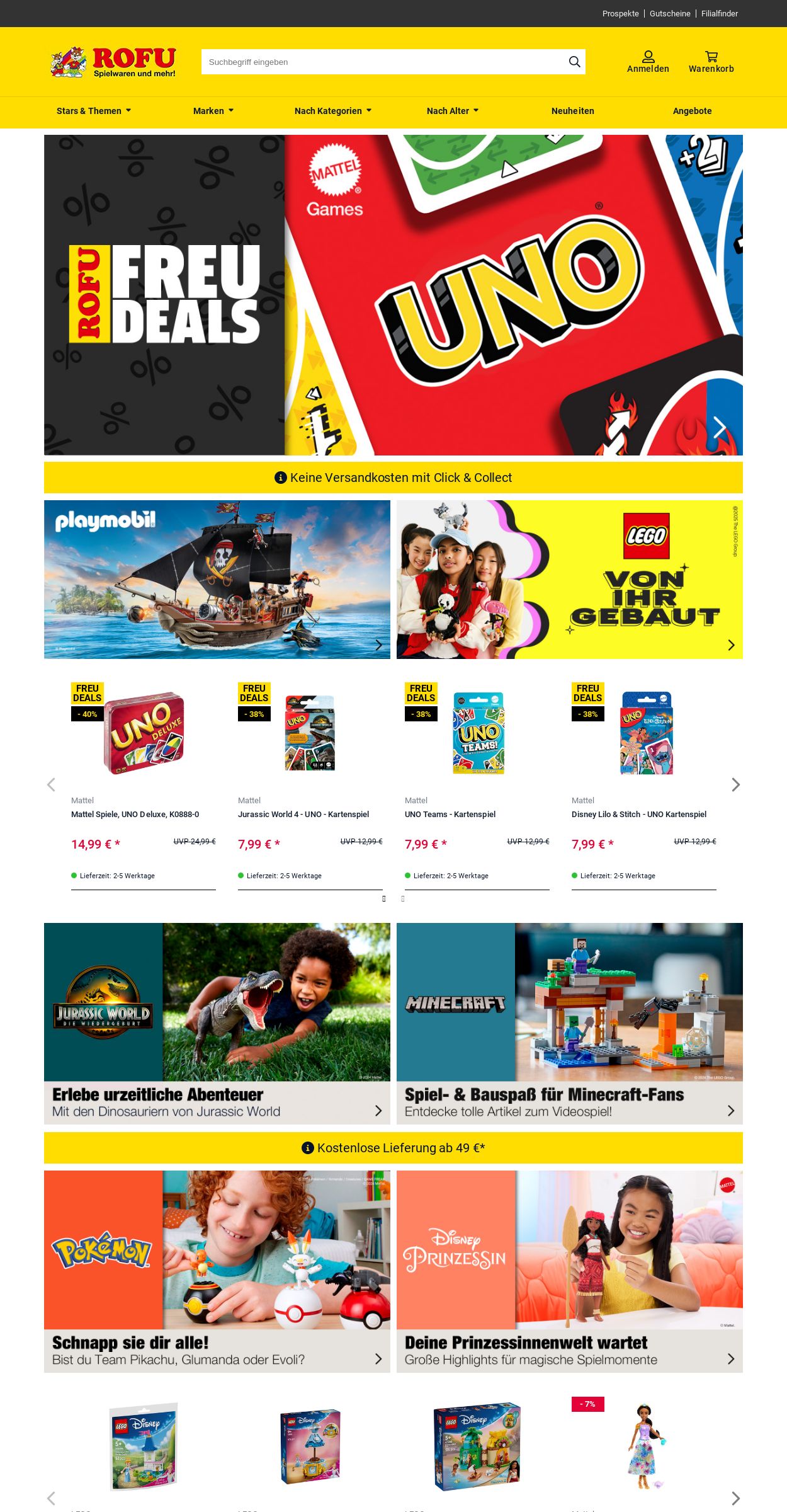 Prospekt Rofu Kinderland 07.07.2025 - 16.07.2025