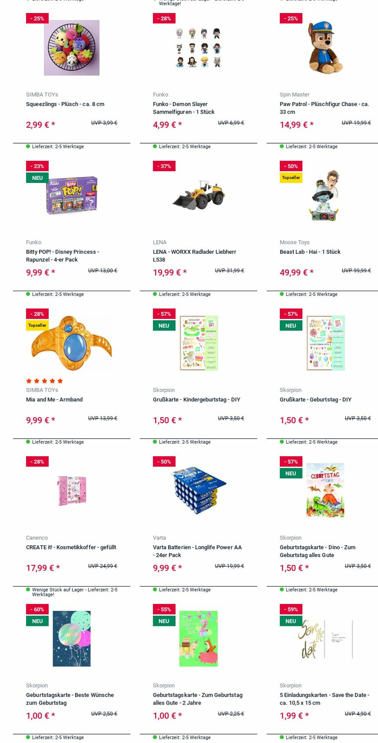 Prospekt Rofu Kinderland 07.07.2025 - 16.07.2025