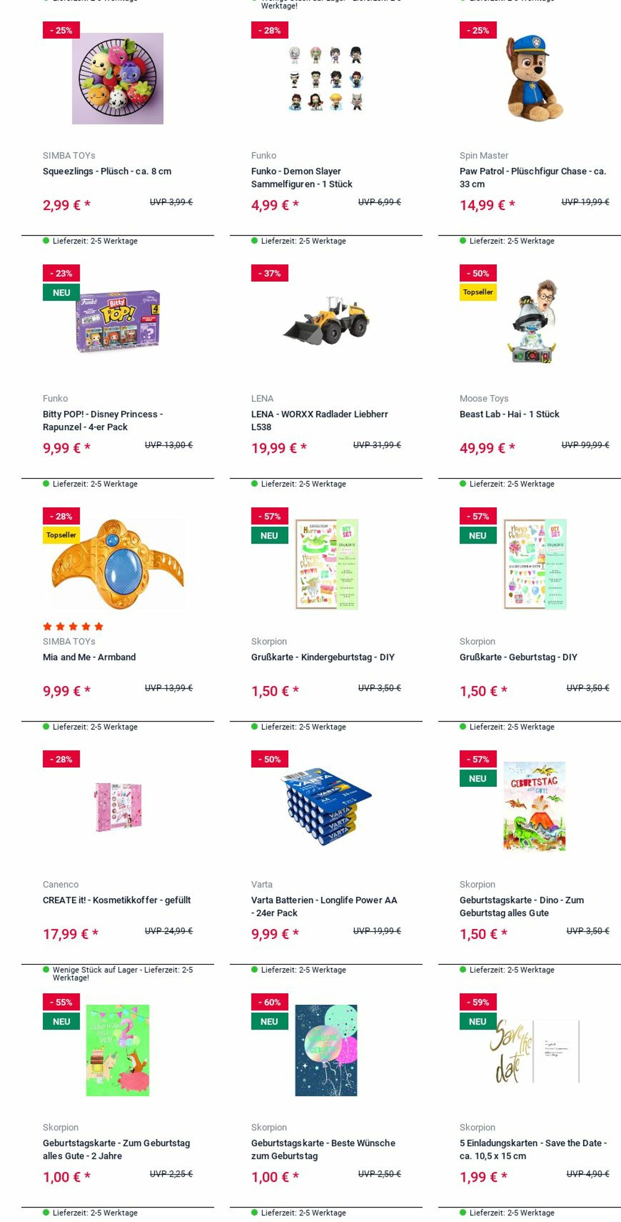 Prospekt Rofu Kinderland 07.07.2025 - 16.07.2025