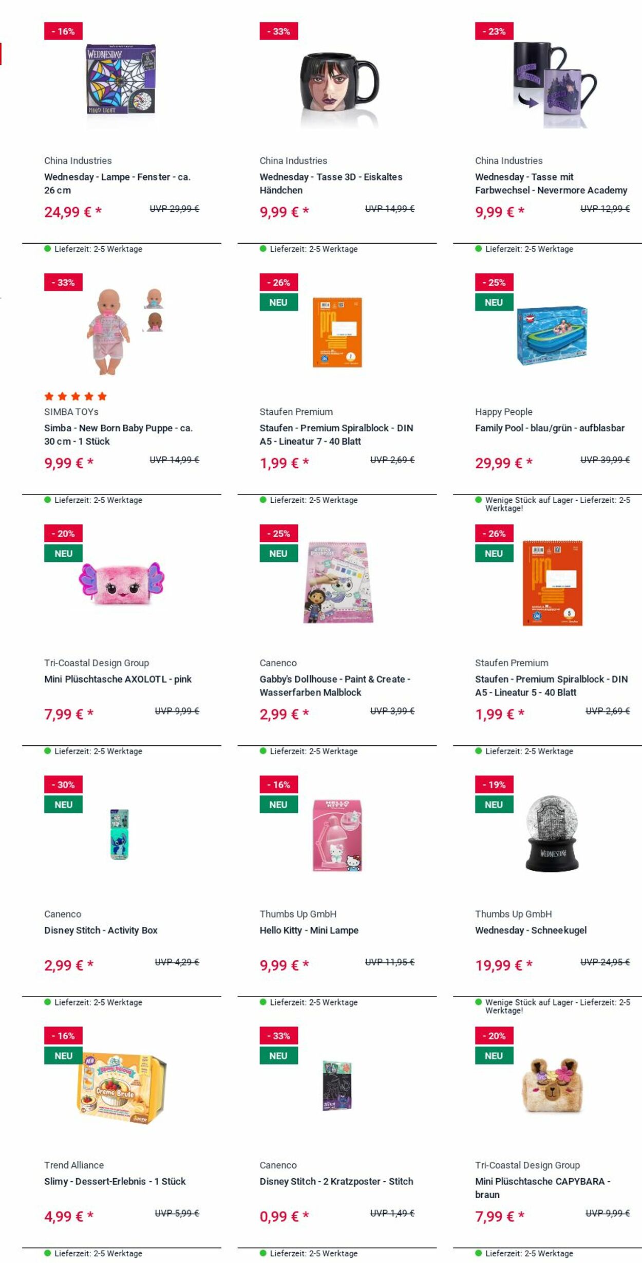 Prospekt Rofu Kinderland 25.08.2025 - 03.09.2025